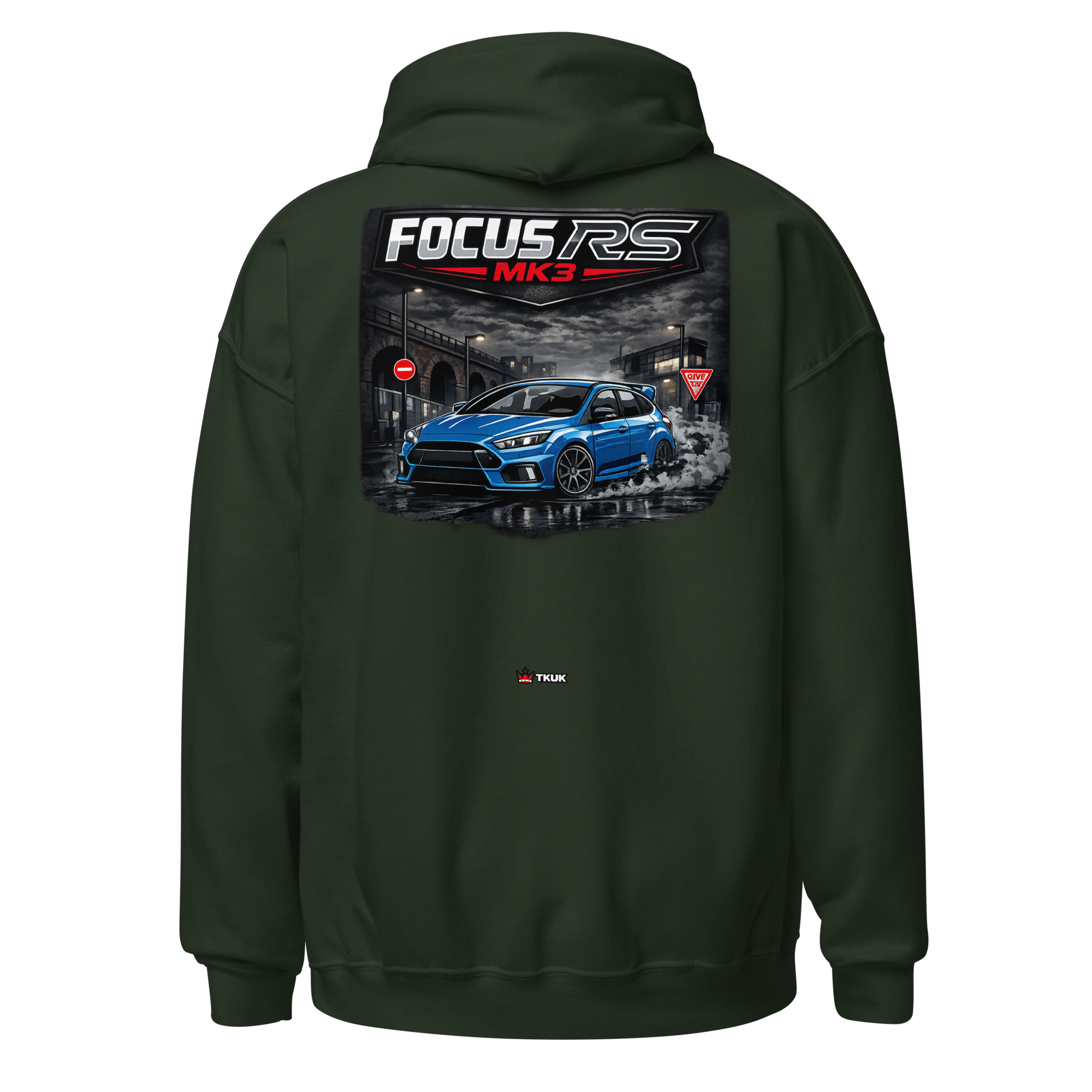 focus rs mk3 blue performance car hoodie focus rs mk3 blue performance car hoodie