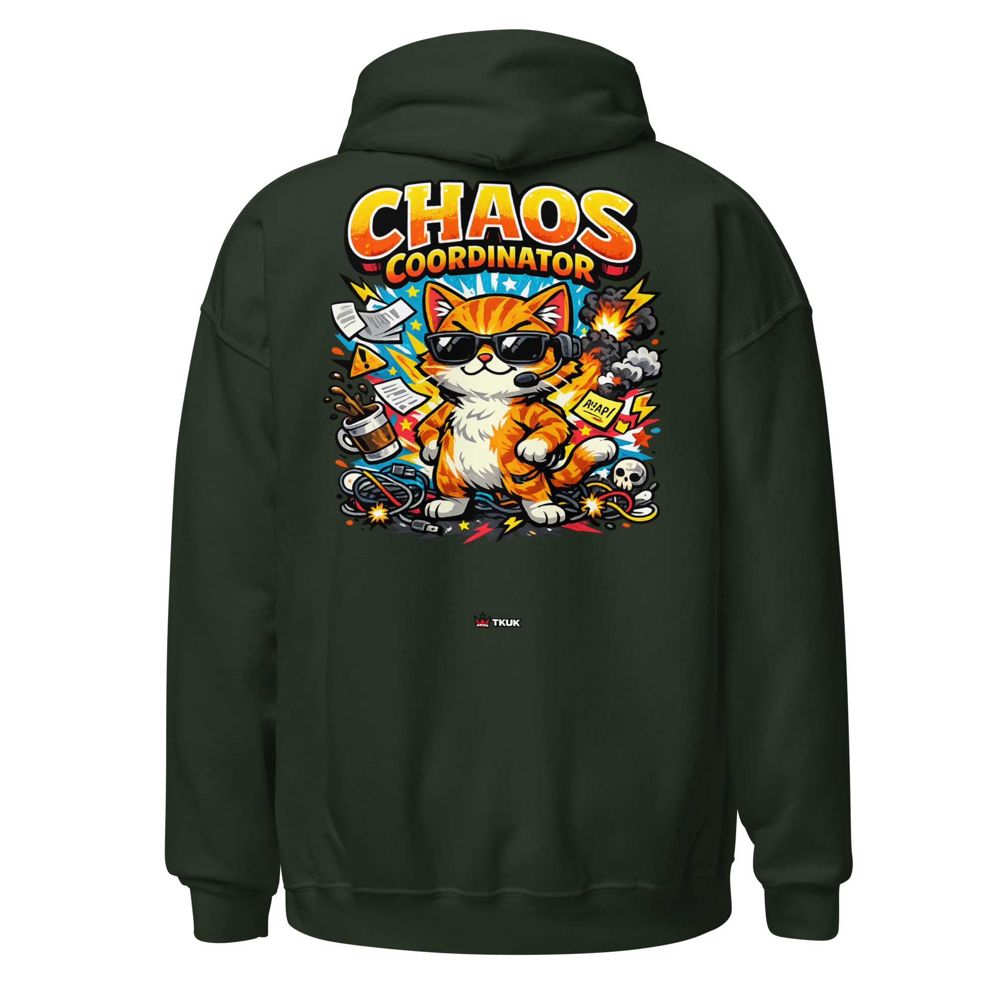 chaos coordinator cat hoodie