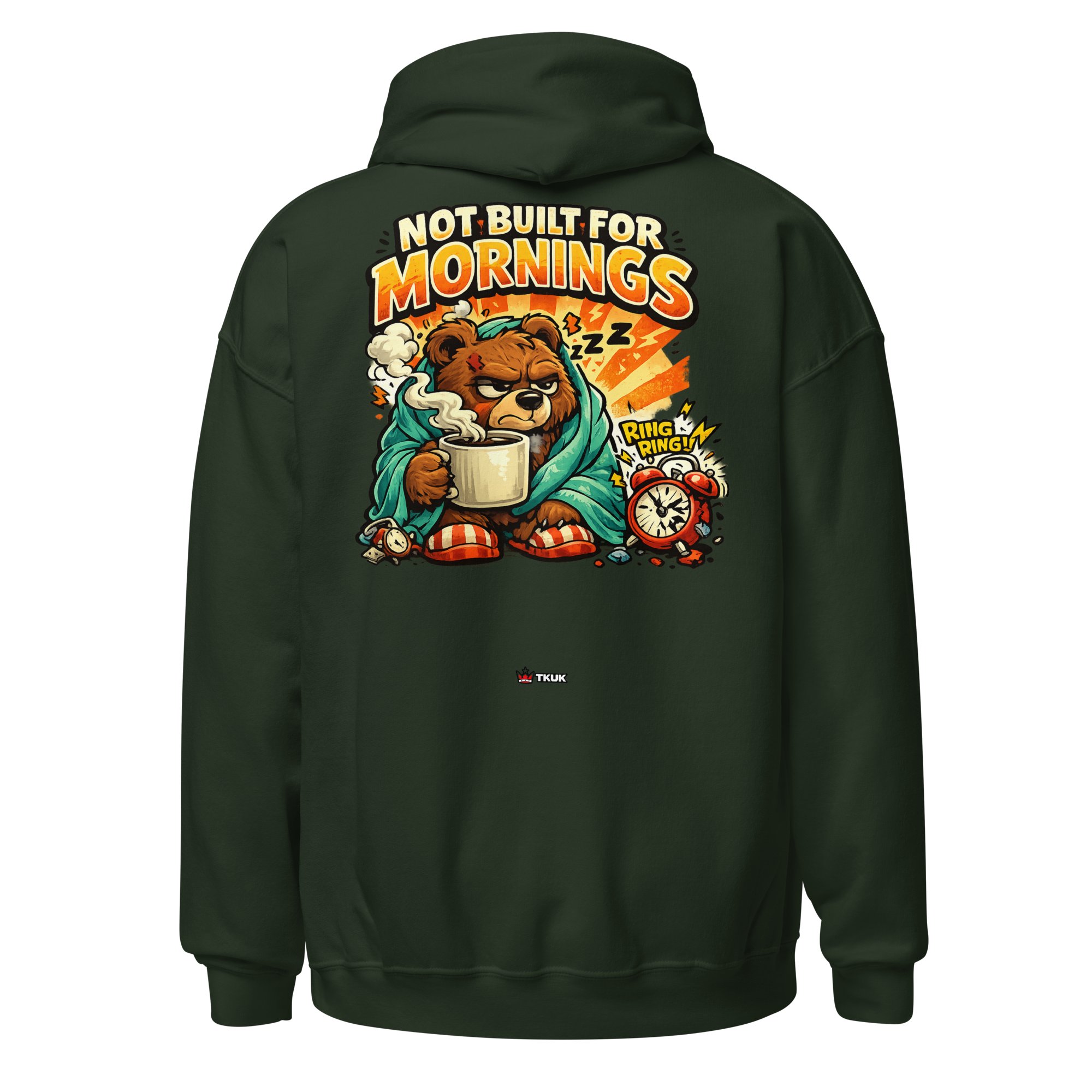 not built for mornings grumpy bear hoodie