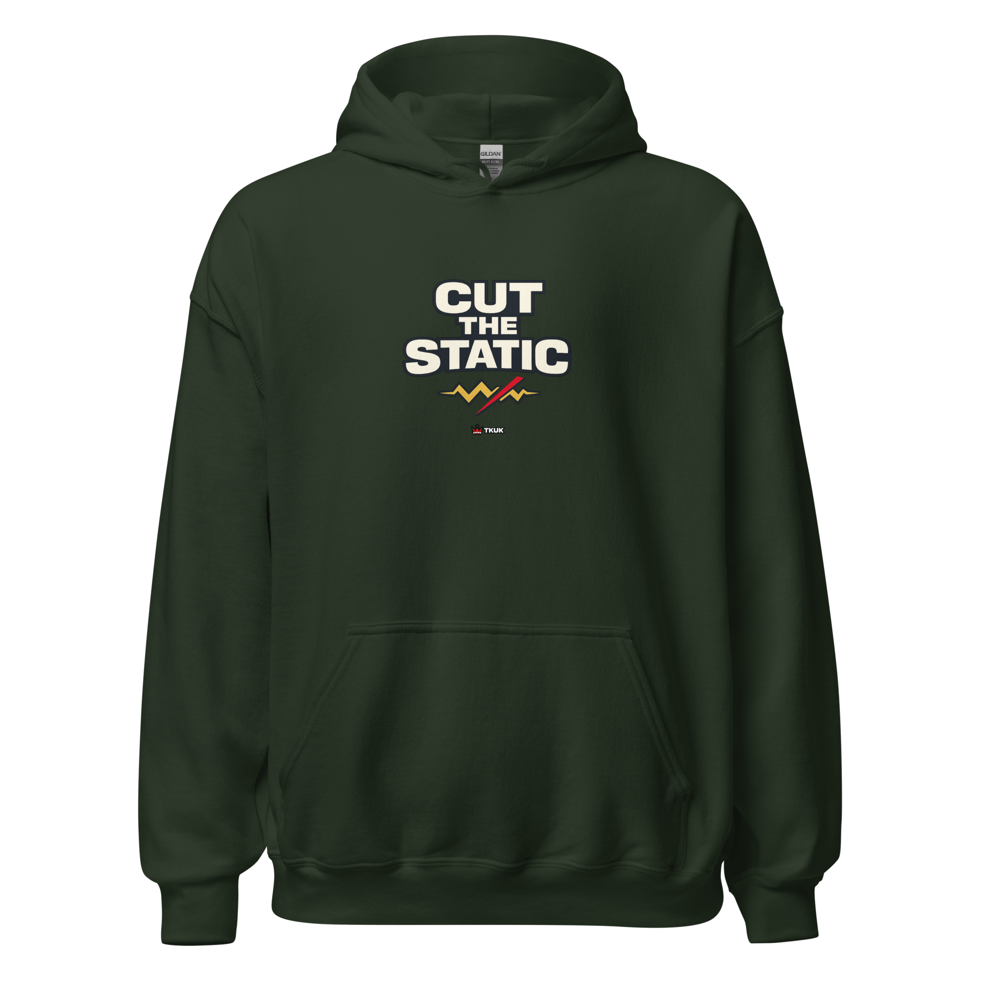 cut the static minimalist hoodie