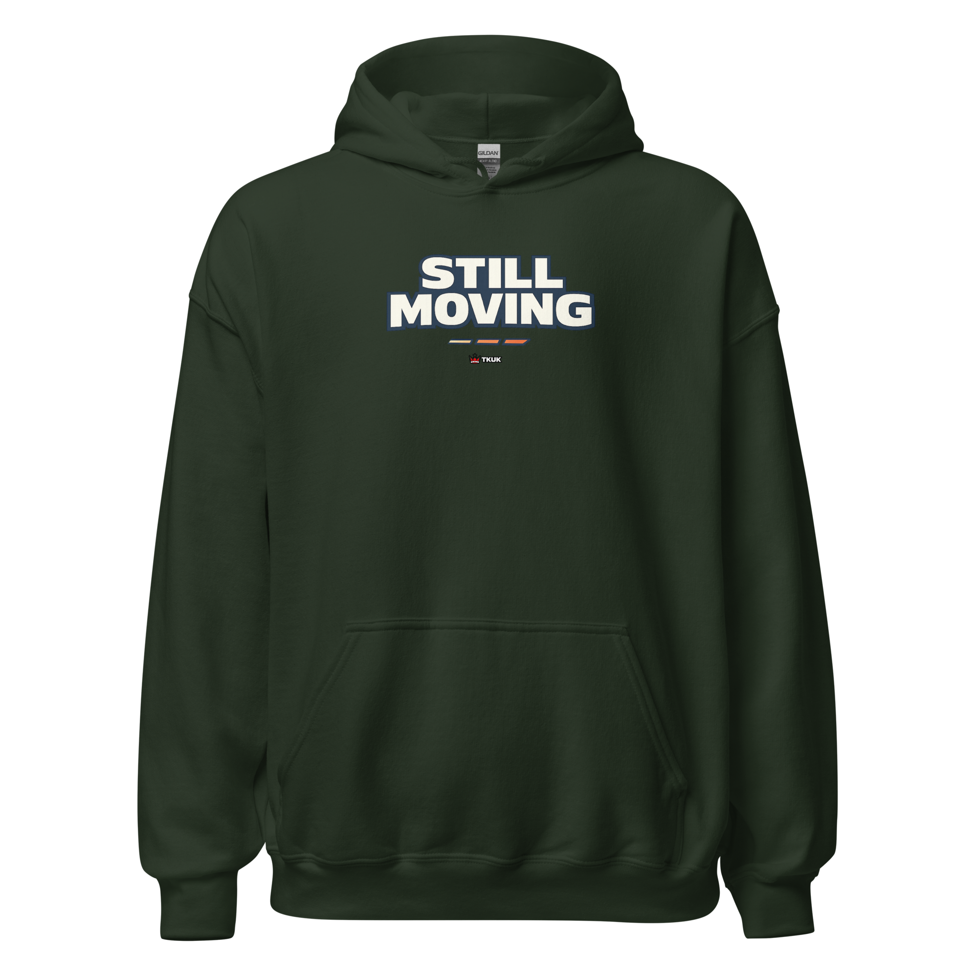 still moving minimalist hoodie