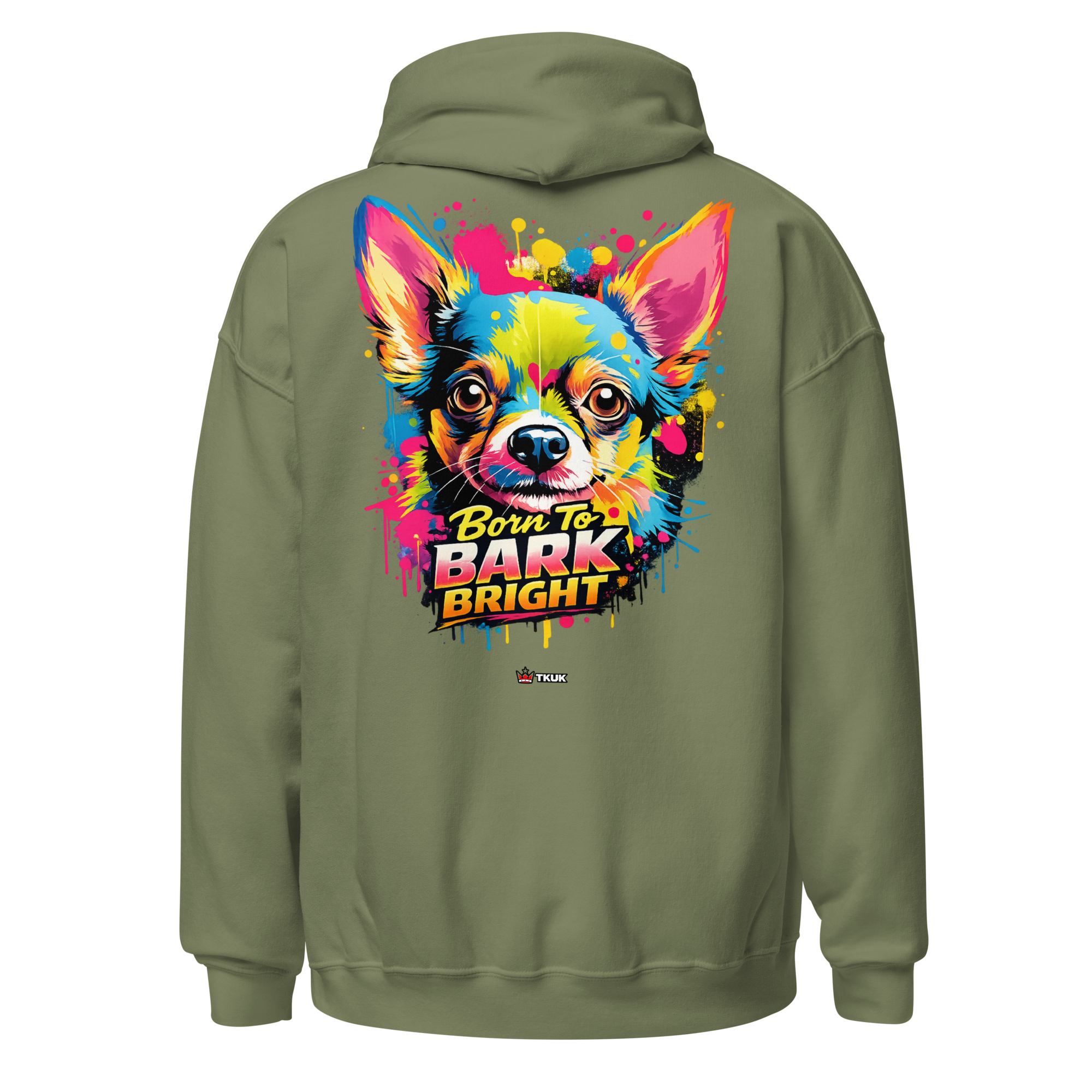 bark bright chihuahua hoodie