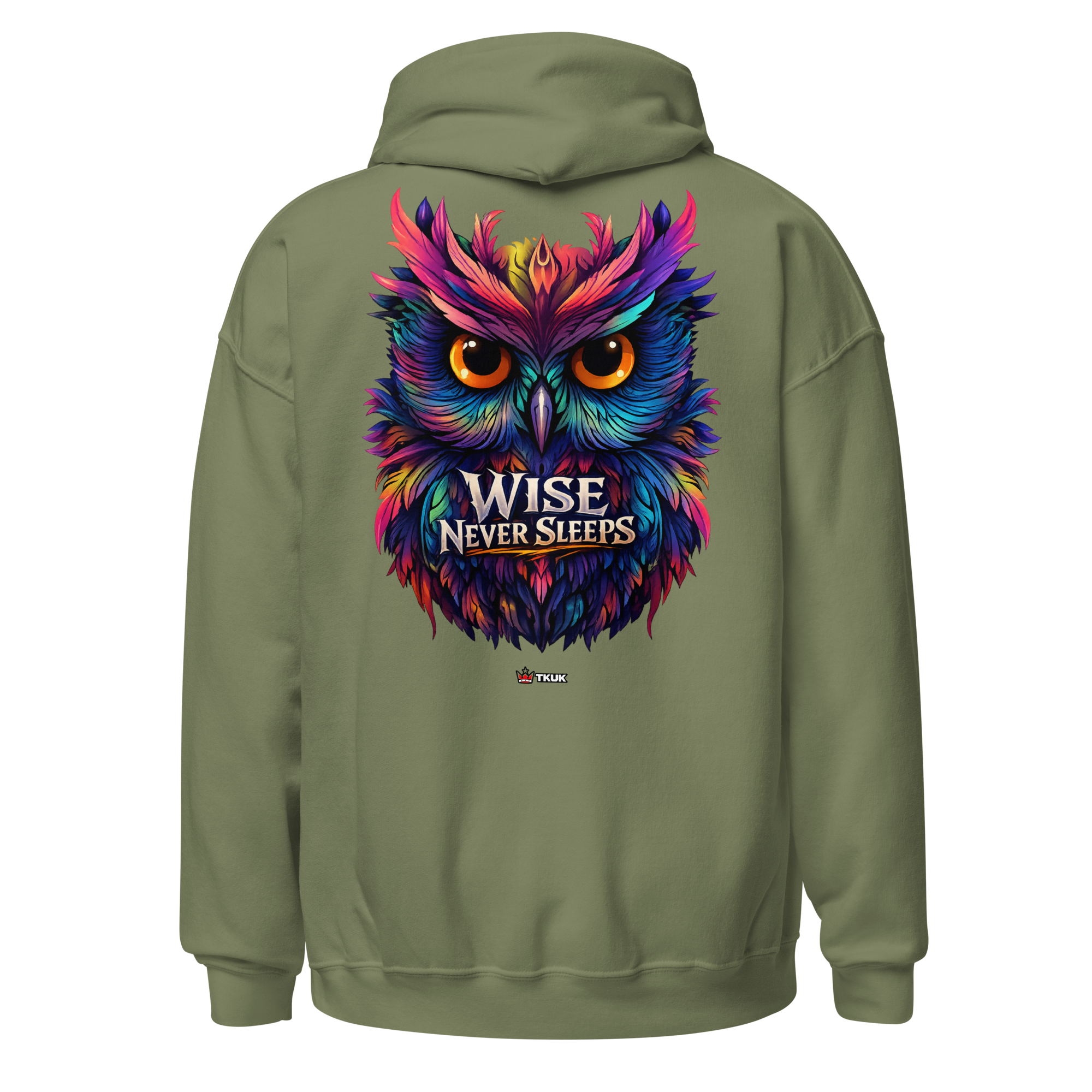 wise never sleeps owl hoodie