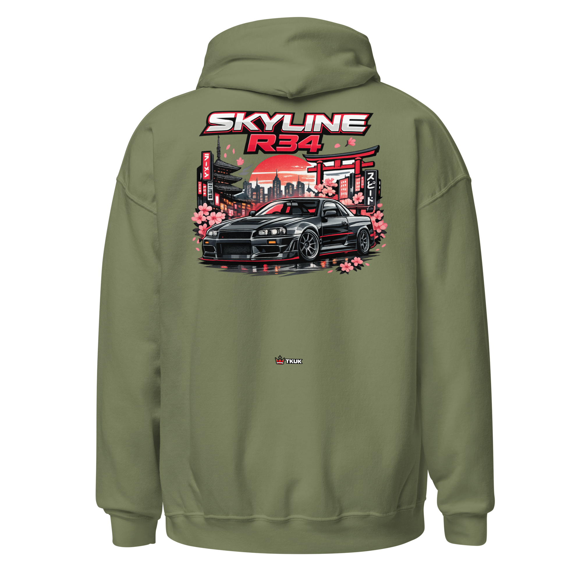 skyline r34 japanese street car hoodie skyline r34 japanese street car hoodie