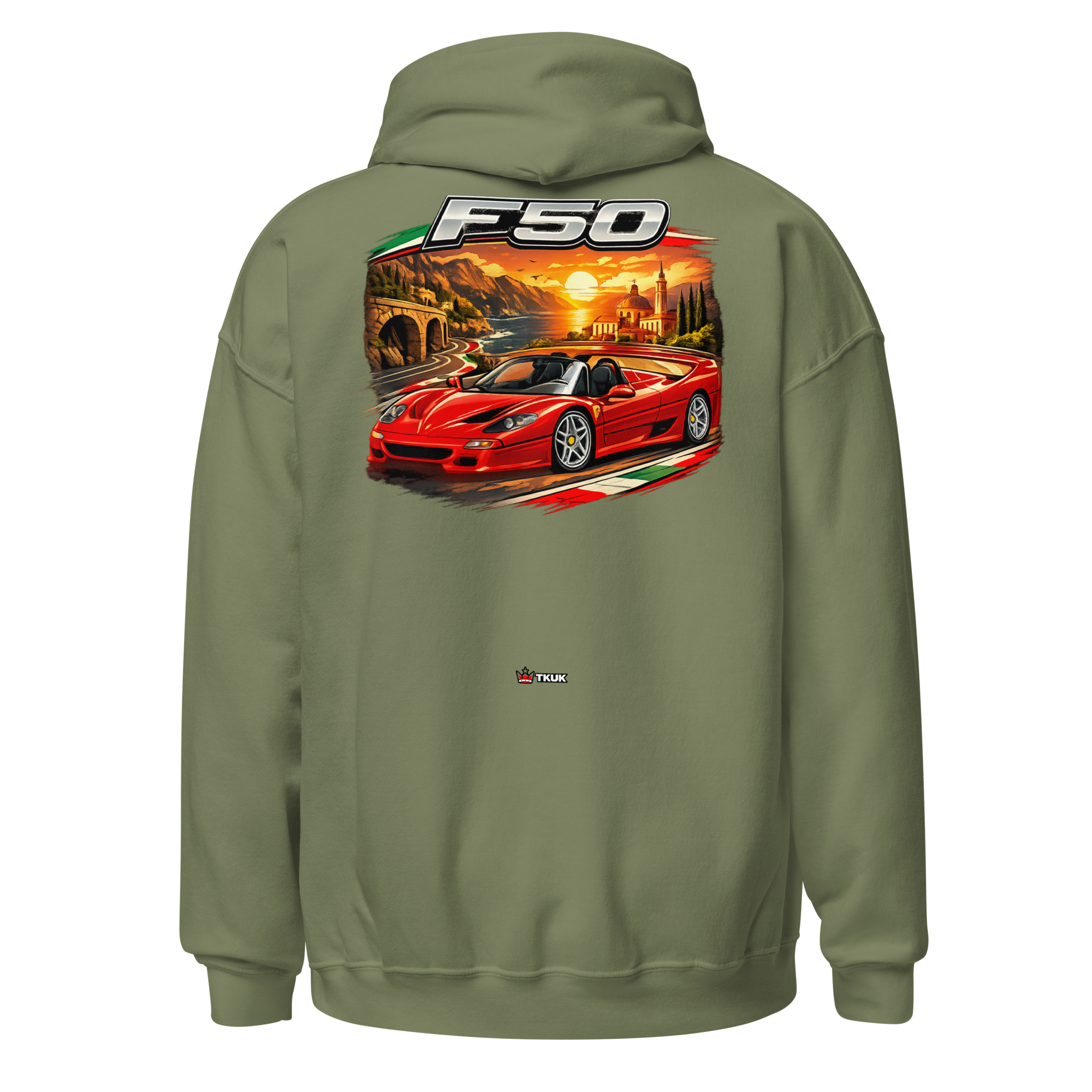 f50 supercar coastal drive hoodie f50 supercar coastal drive hoodie