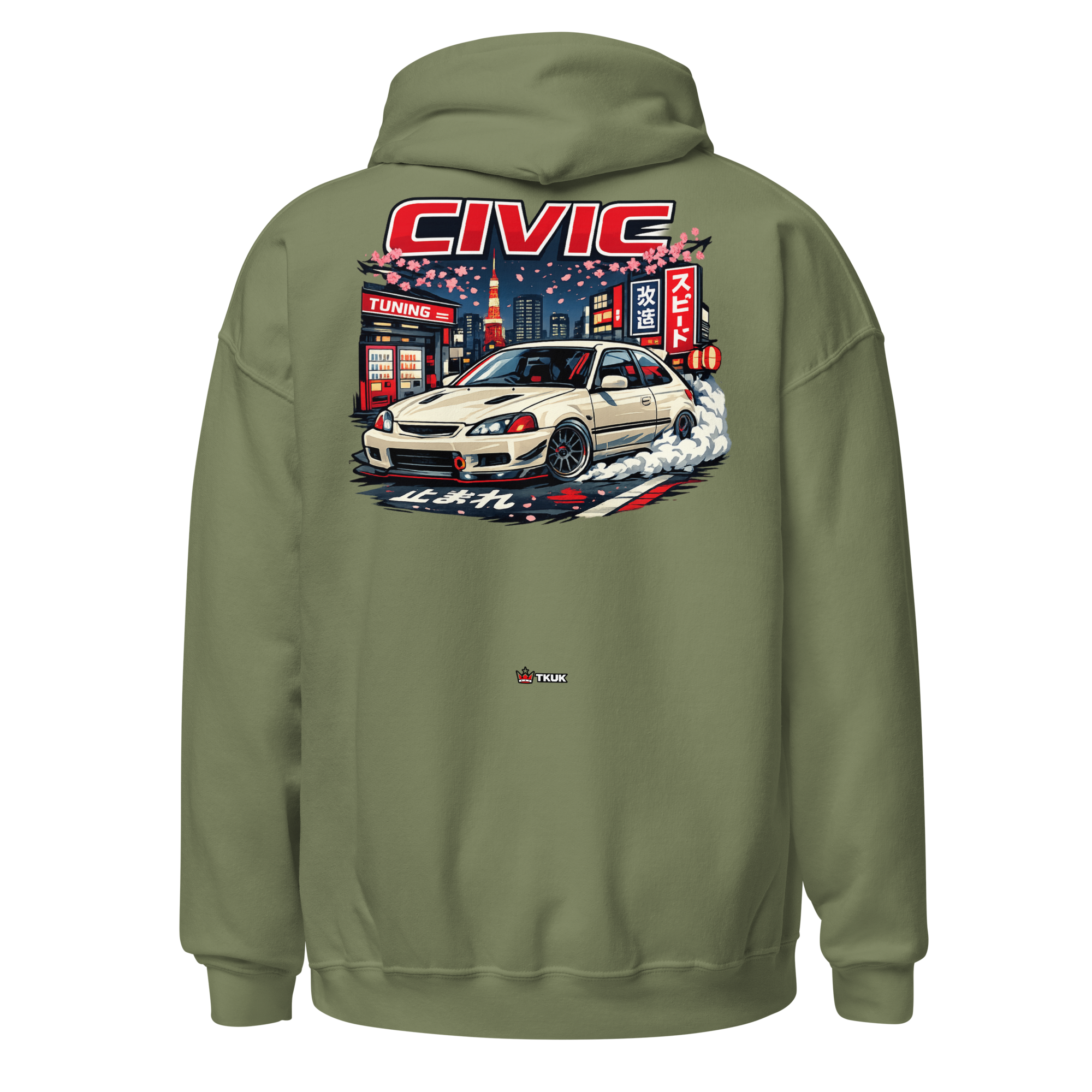 civic japanese street car hoodie civic japanese street car hoodie