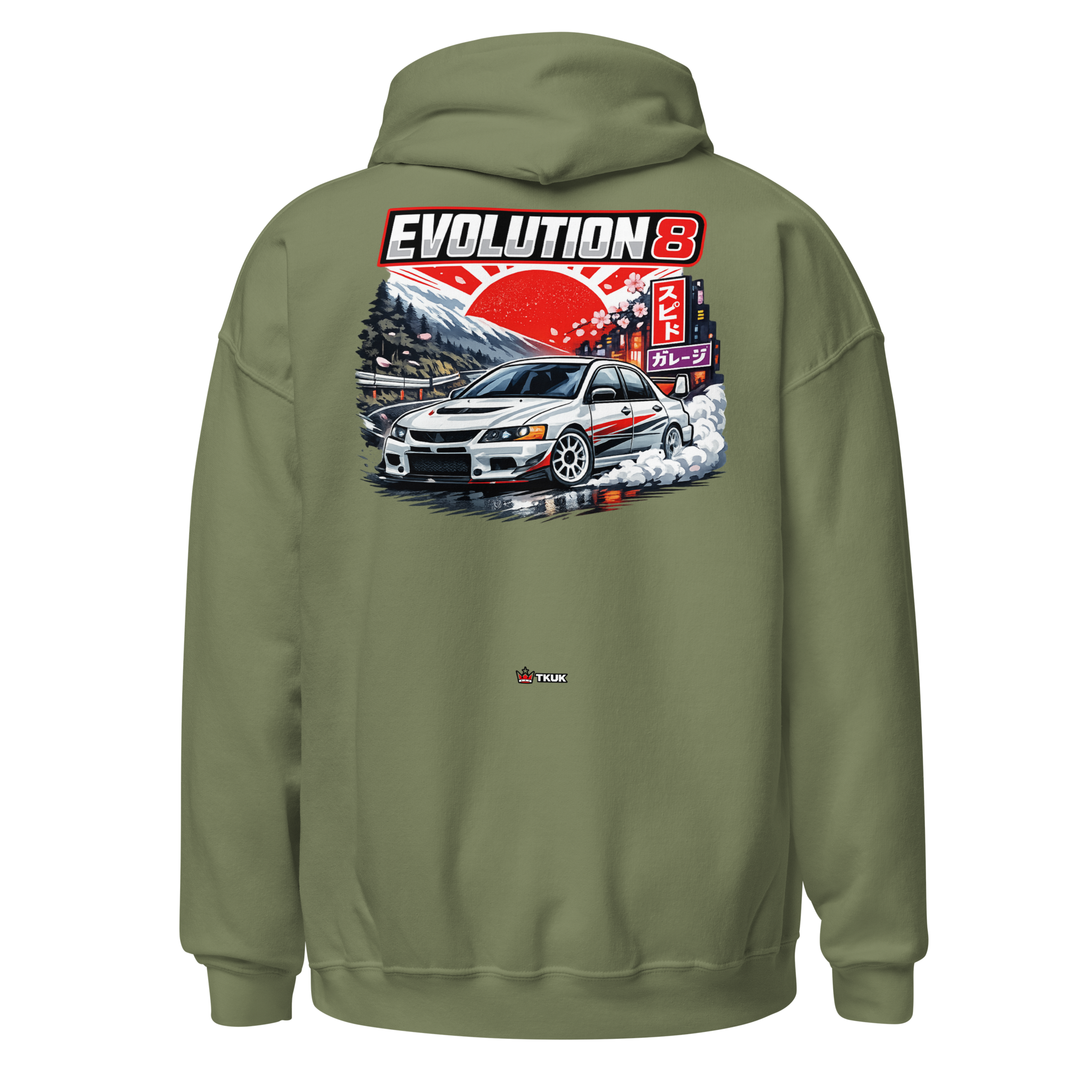 evolution 8 japanese rally car hoodie evolution 8 japanese rally car hoodie