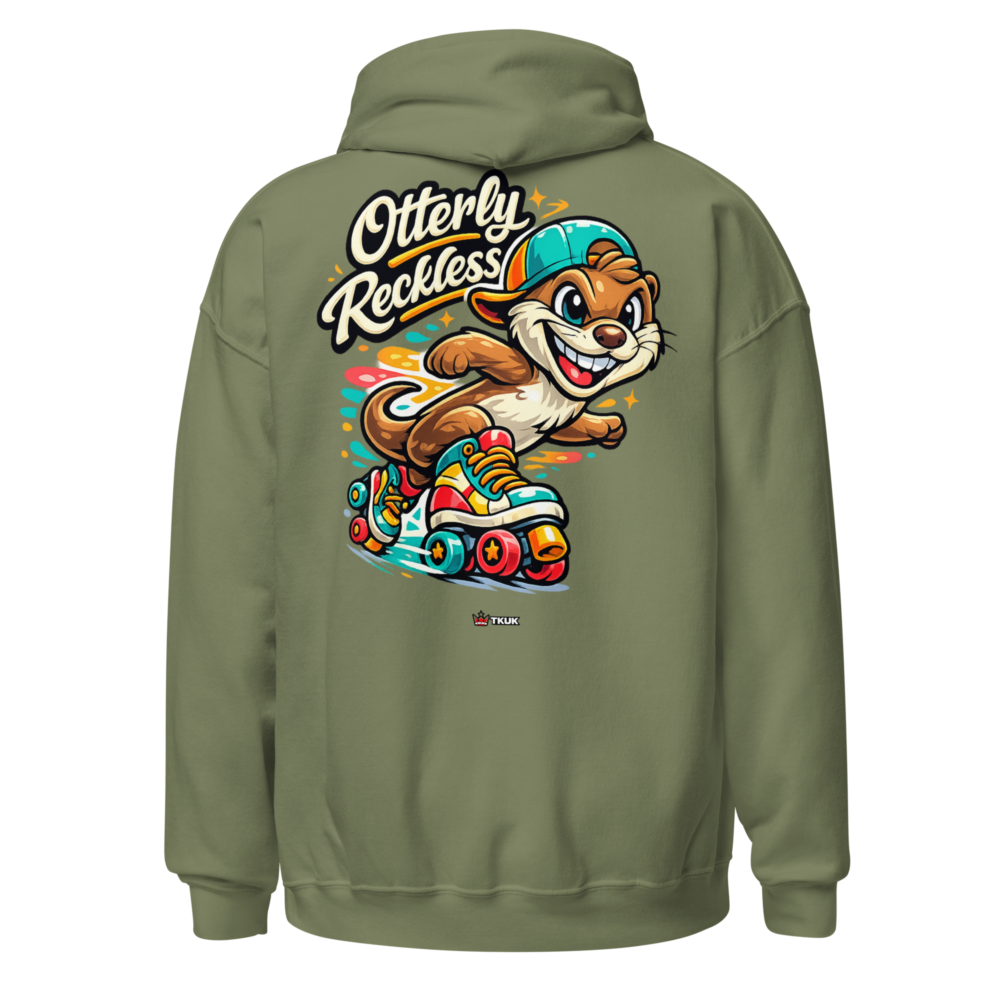 otterly reckless otter skates hoodie