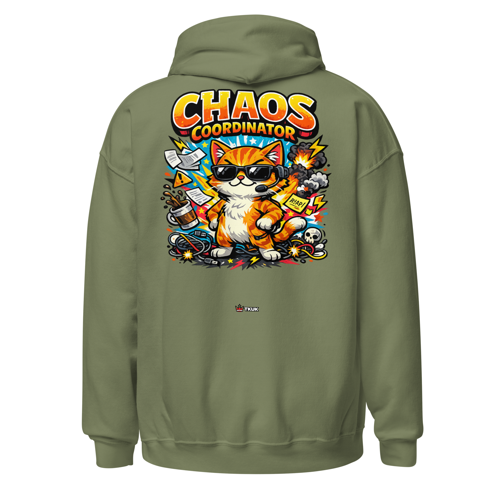 chaos coordinator cat hoodie