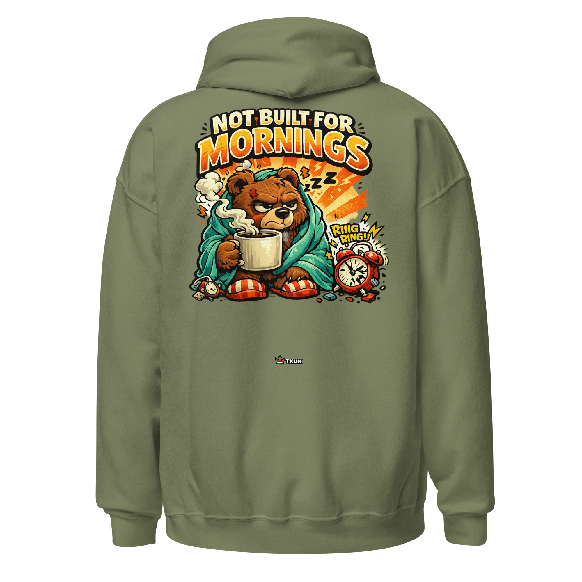not built for mornings grumpy bear hoodie