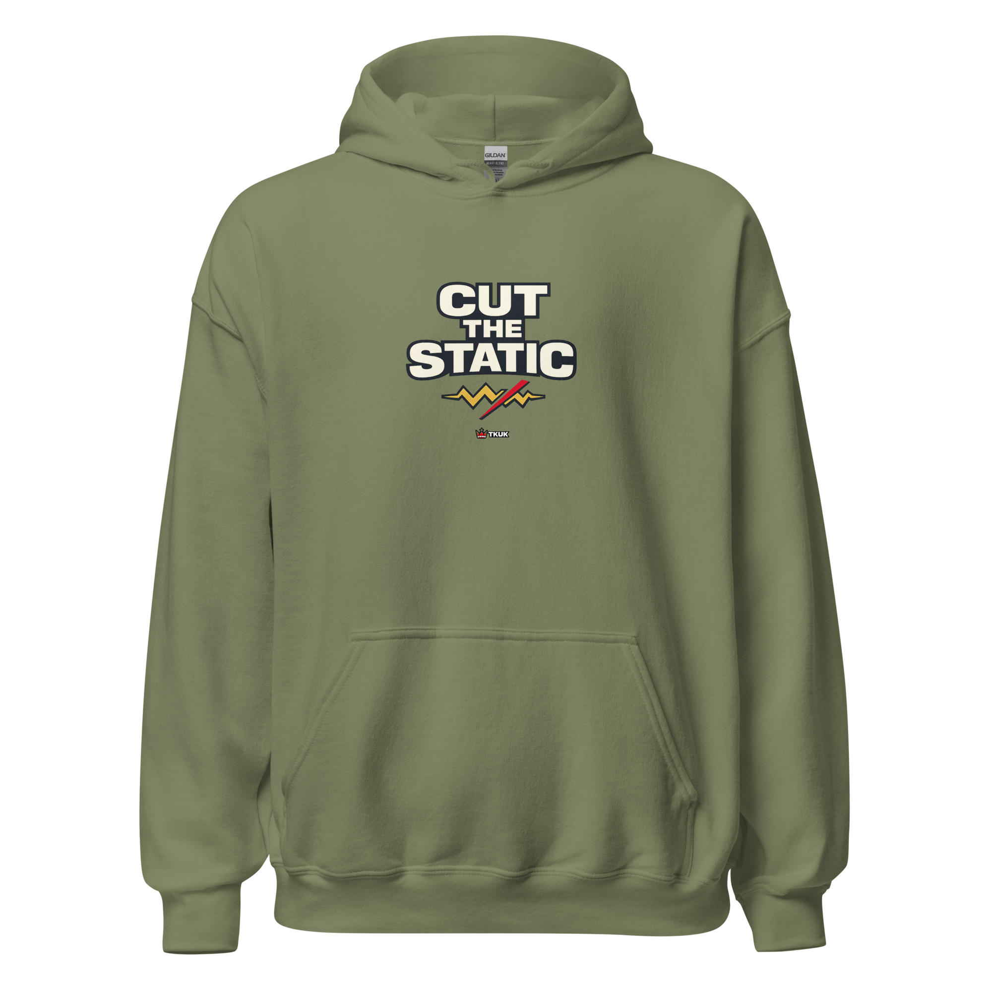 cut the static minimalist hoodie