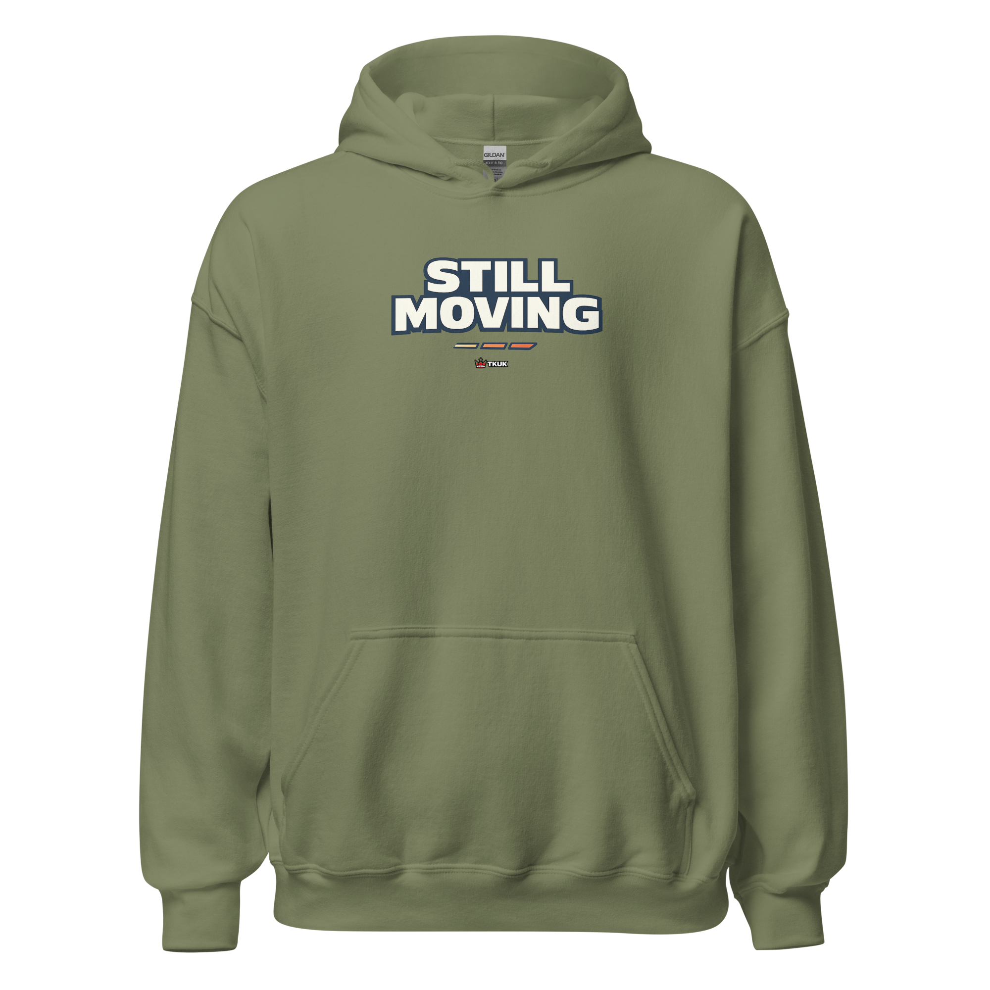 still moving minimalist hoodie