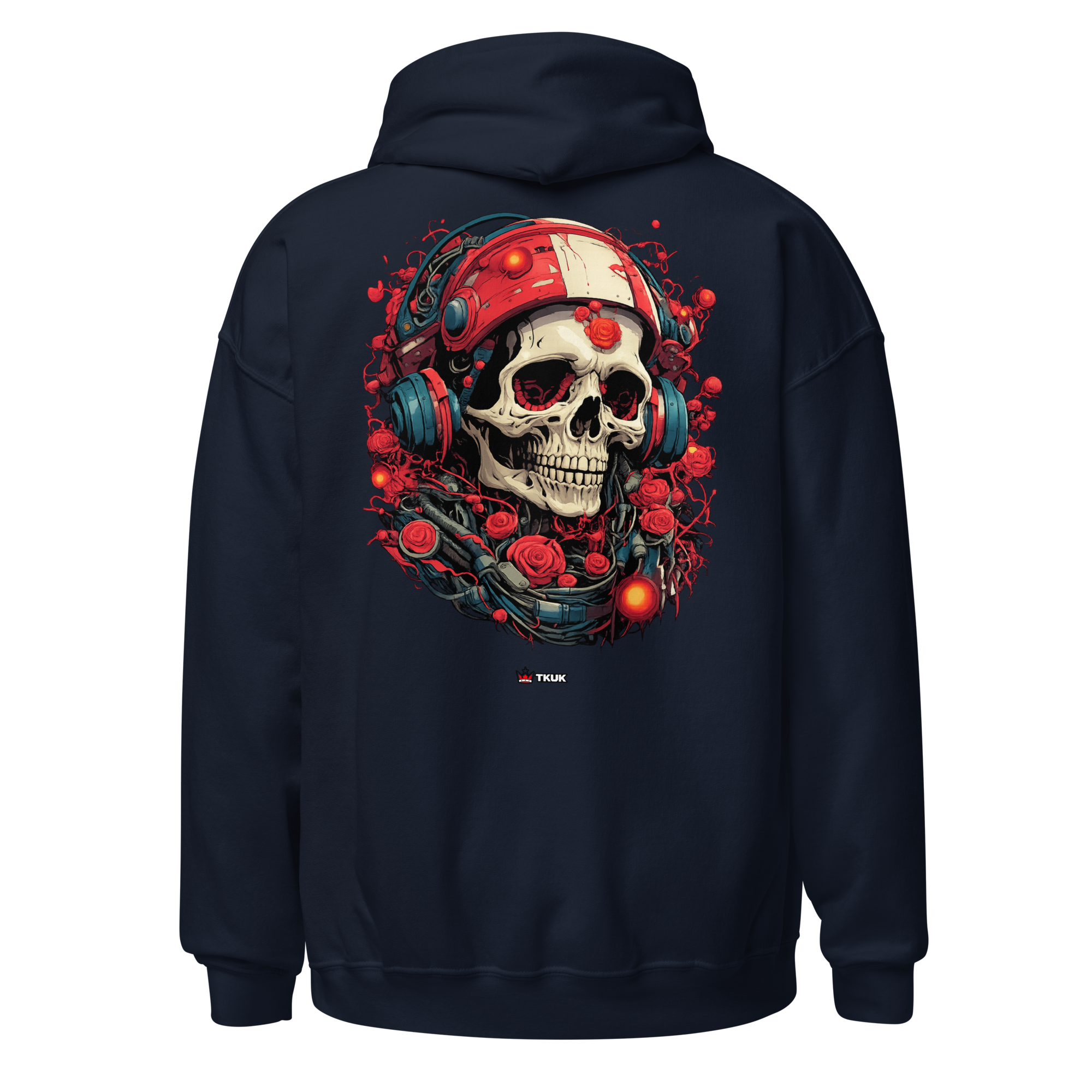 cyberpunk skull hoodie