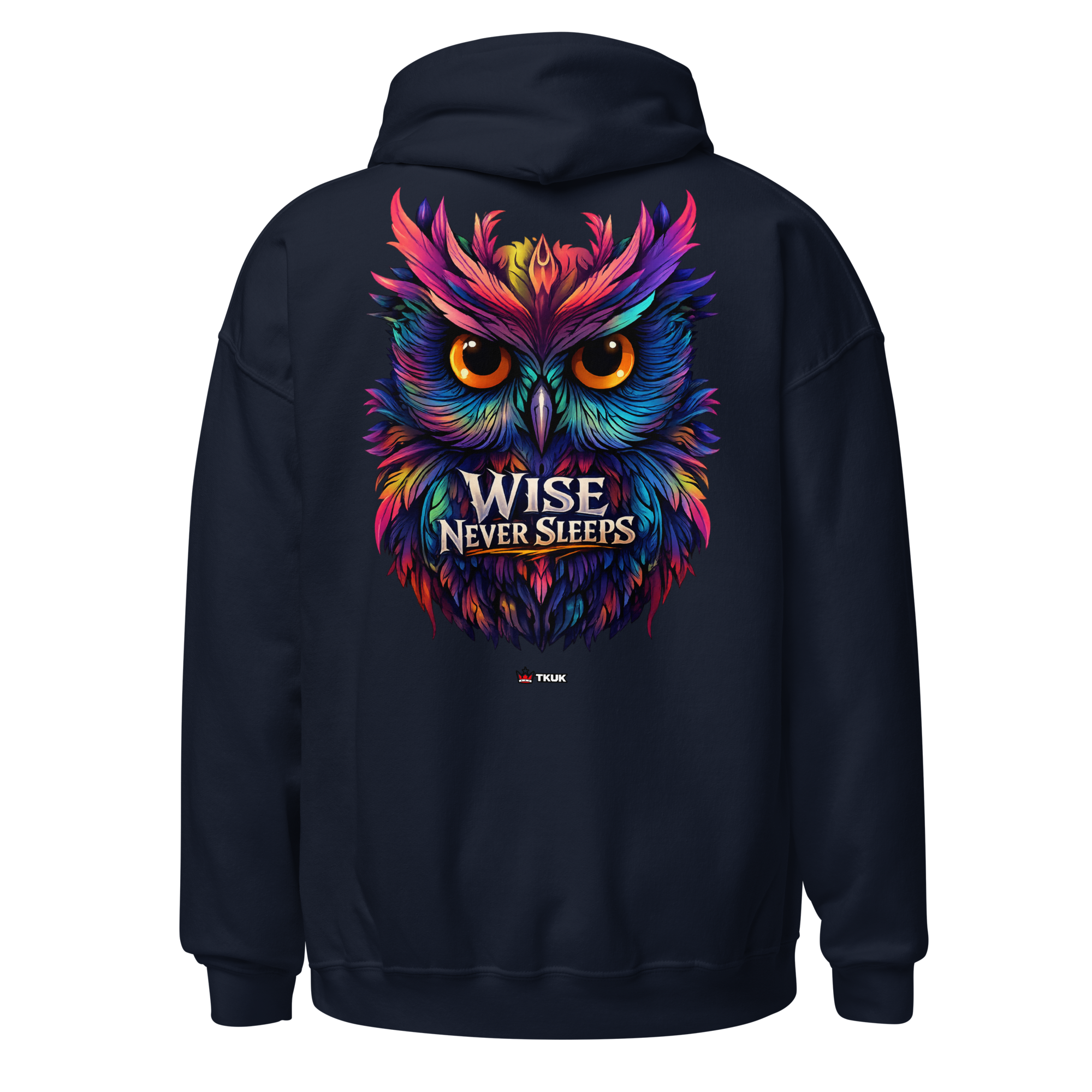 wise never sleeps owl hoodie
