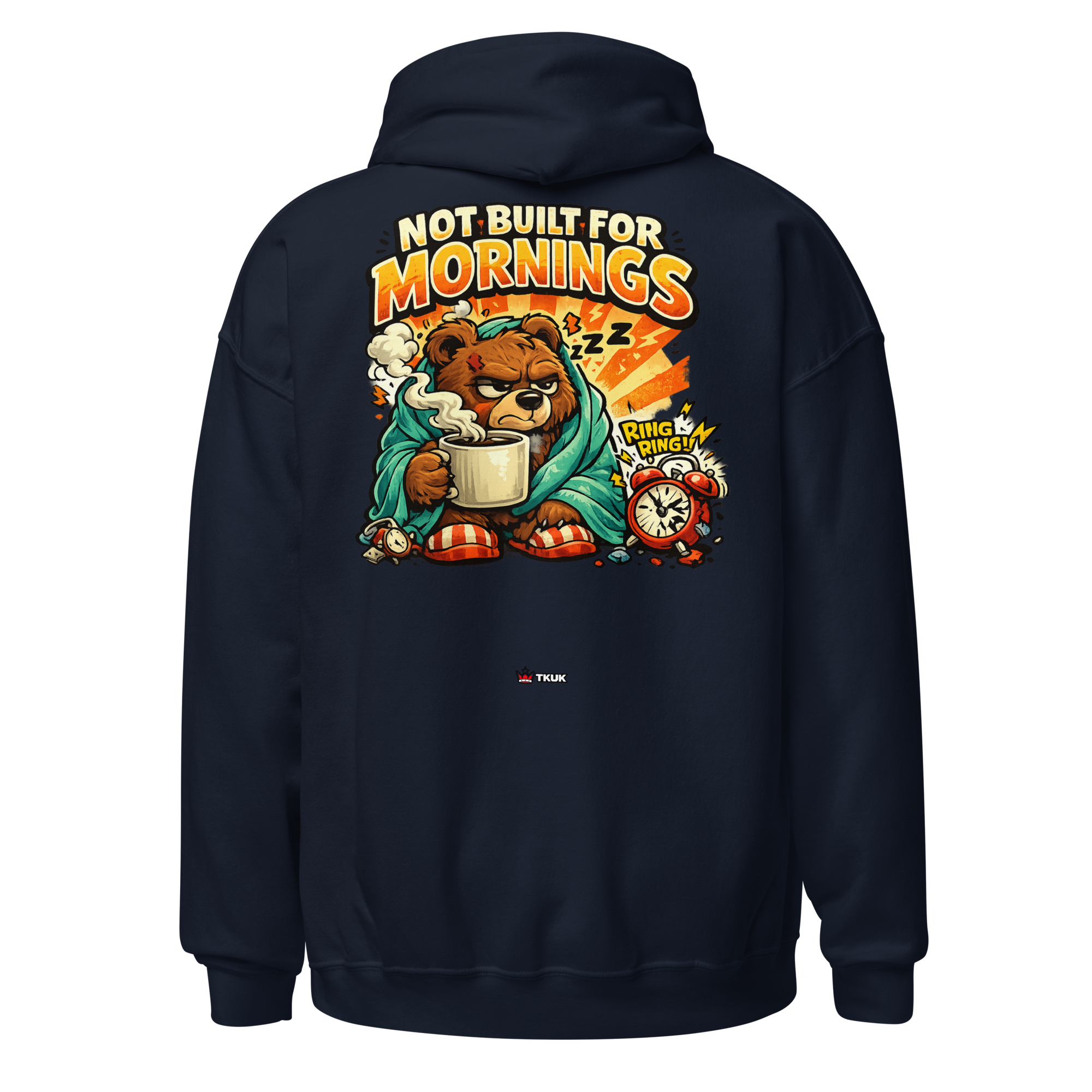 not built for mornings grumpy bear hoodie