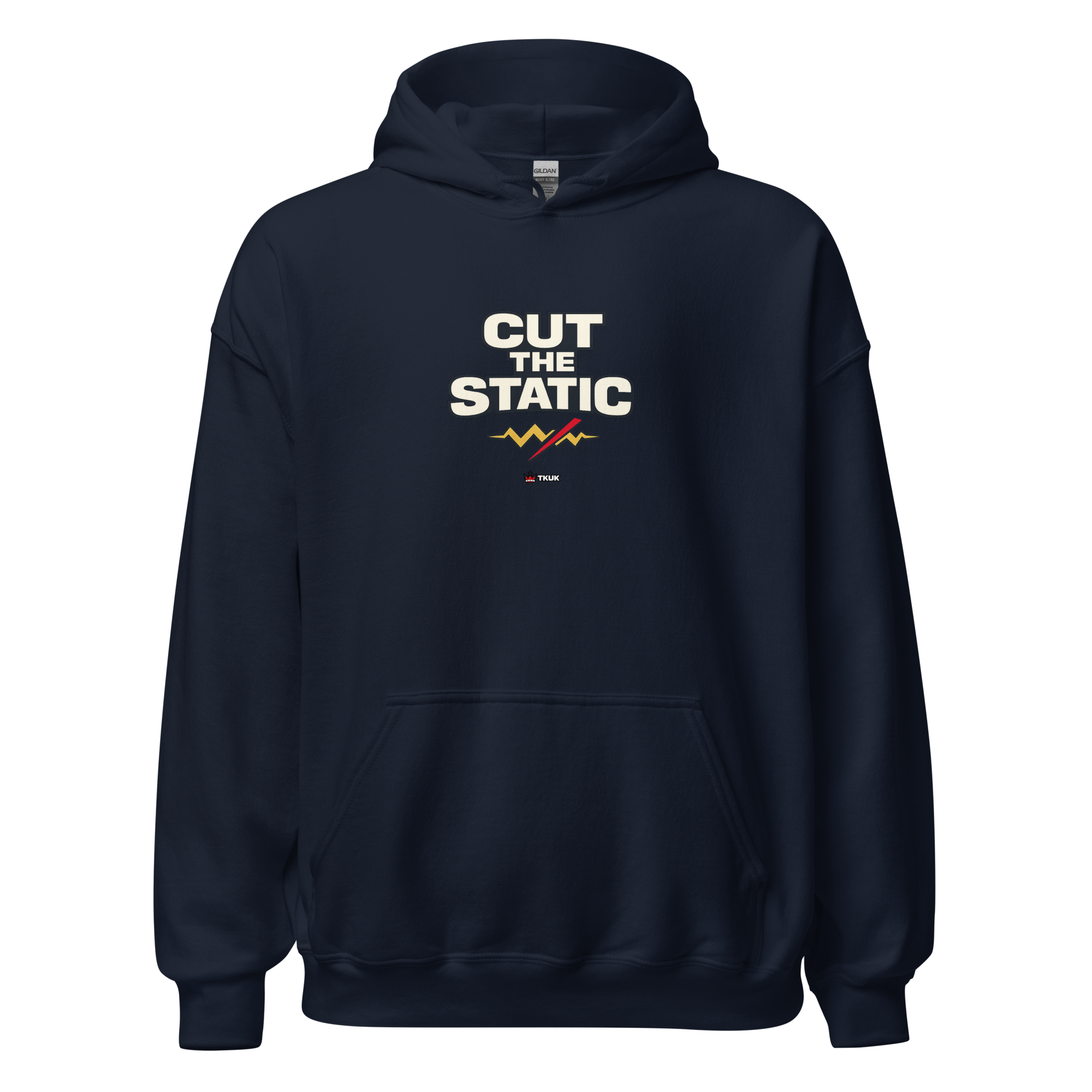 cut the static minimalist hoodie