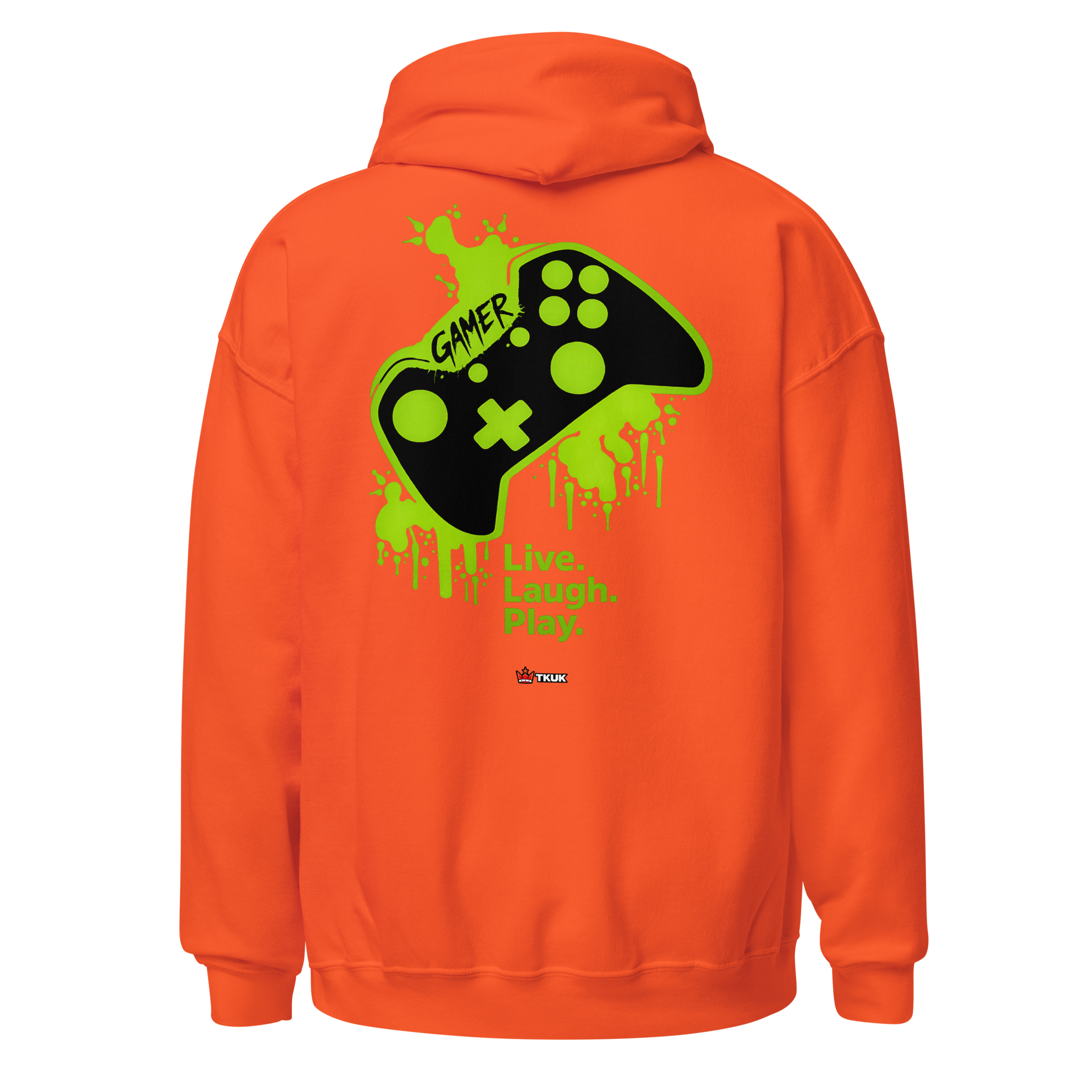 live laugh play gamer controller hoodie