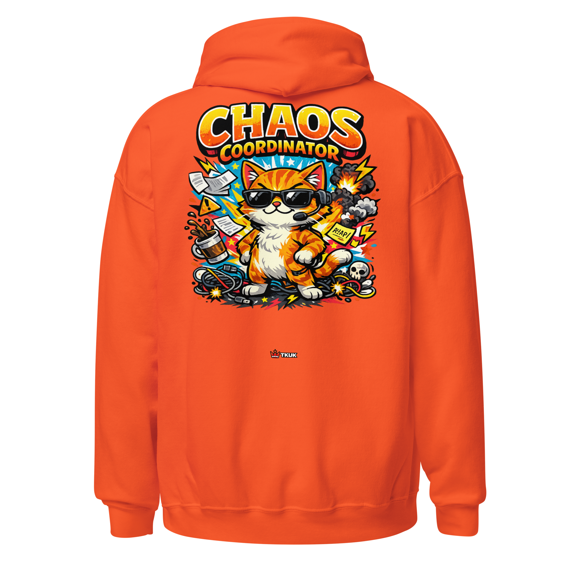 chaos coordinator cat hoodie