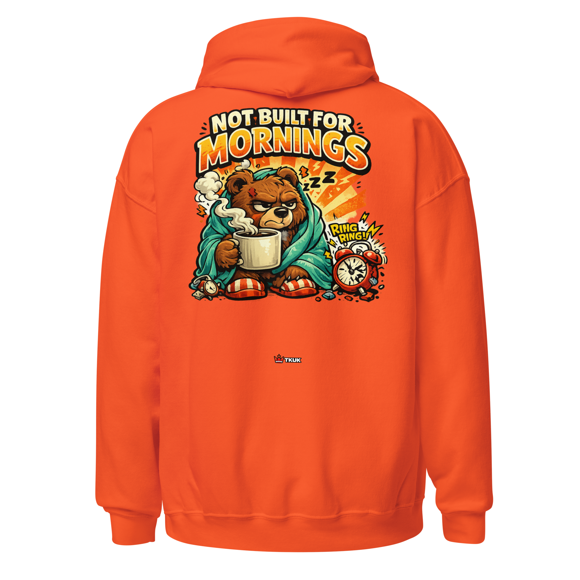 not built for mornings grumpy bear hoodie