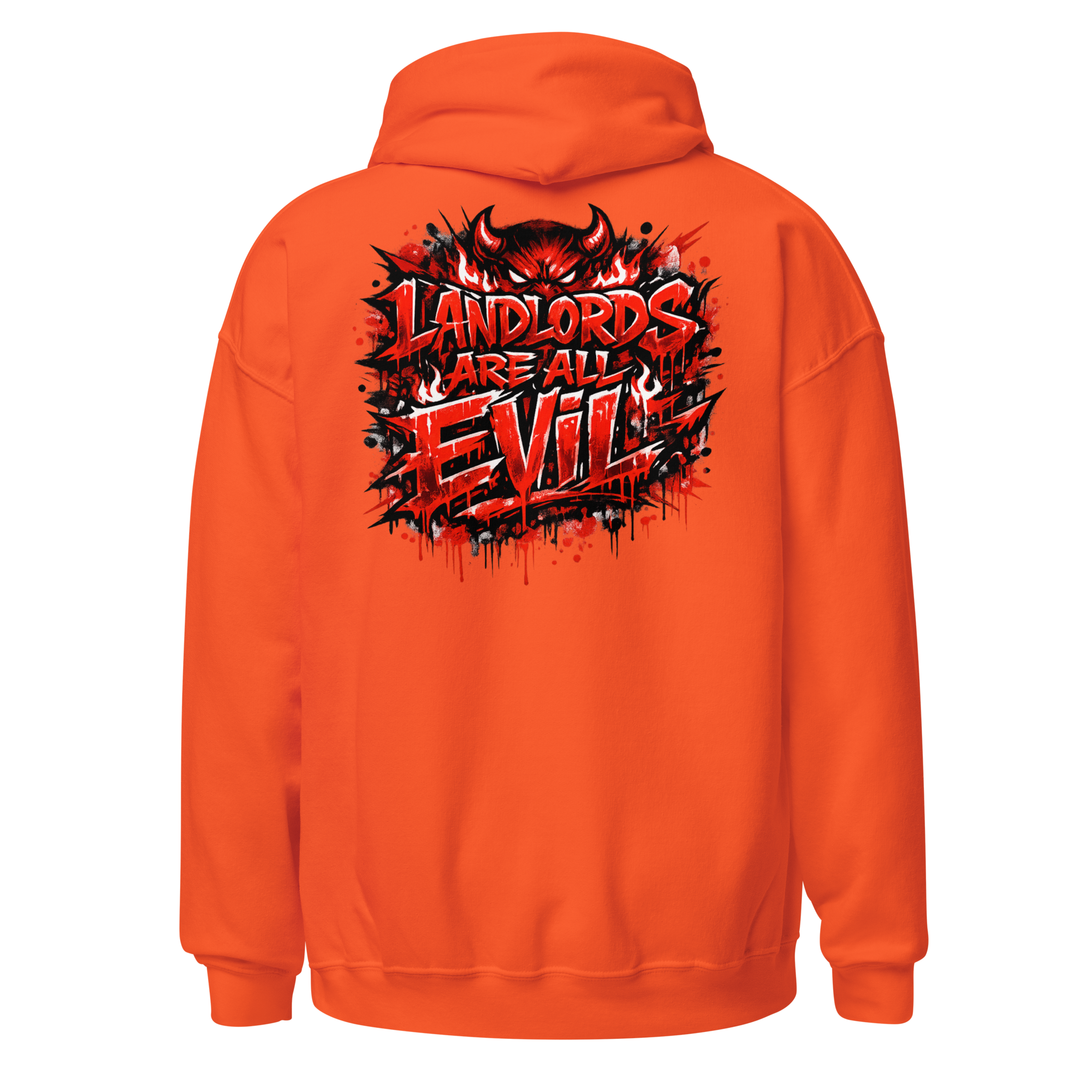 Landlords Are Evil Statement Hoodie - Image 8