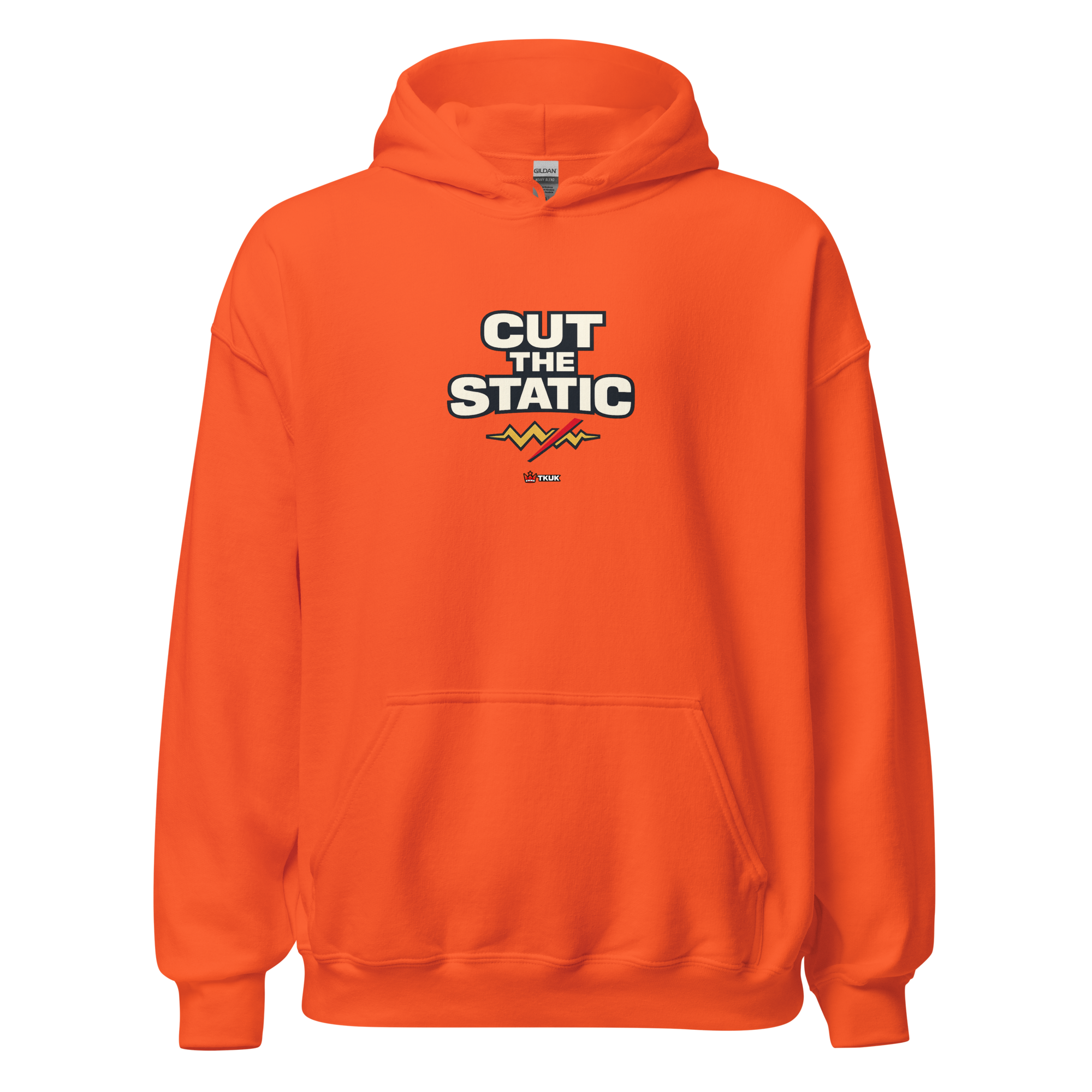 cut the static minimalist hoodie