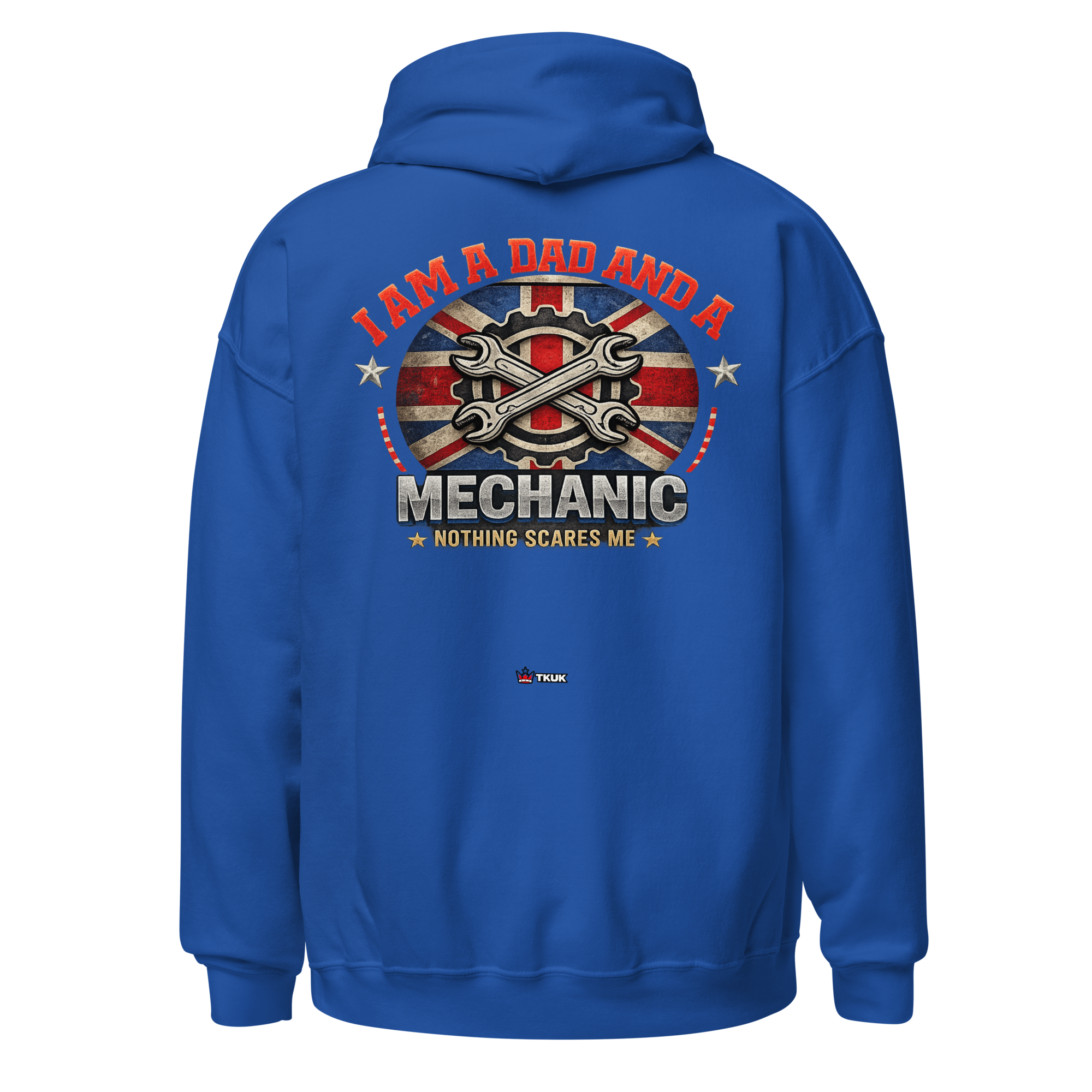 dad mechanic nothing scares me hoodie
