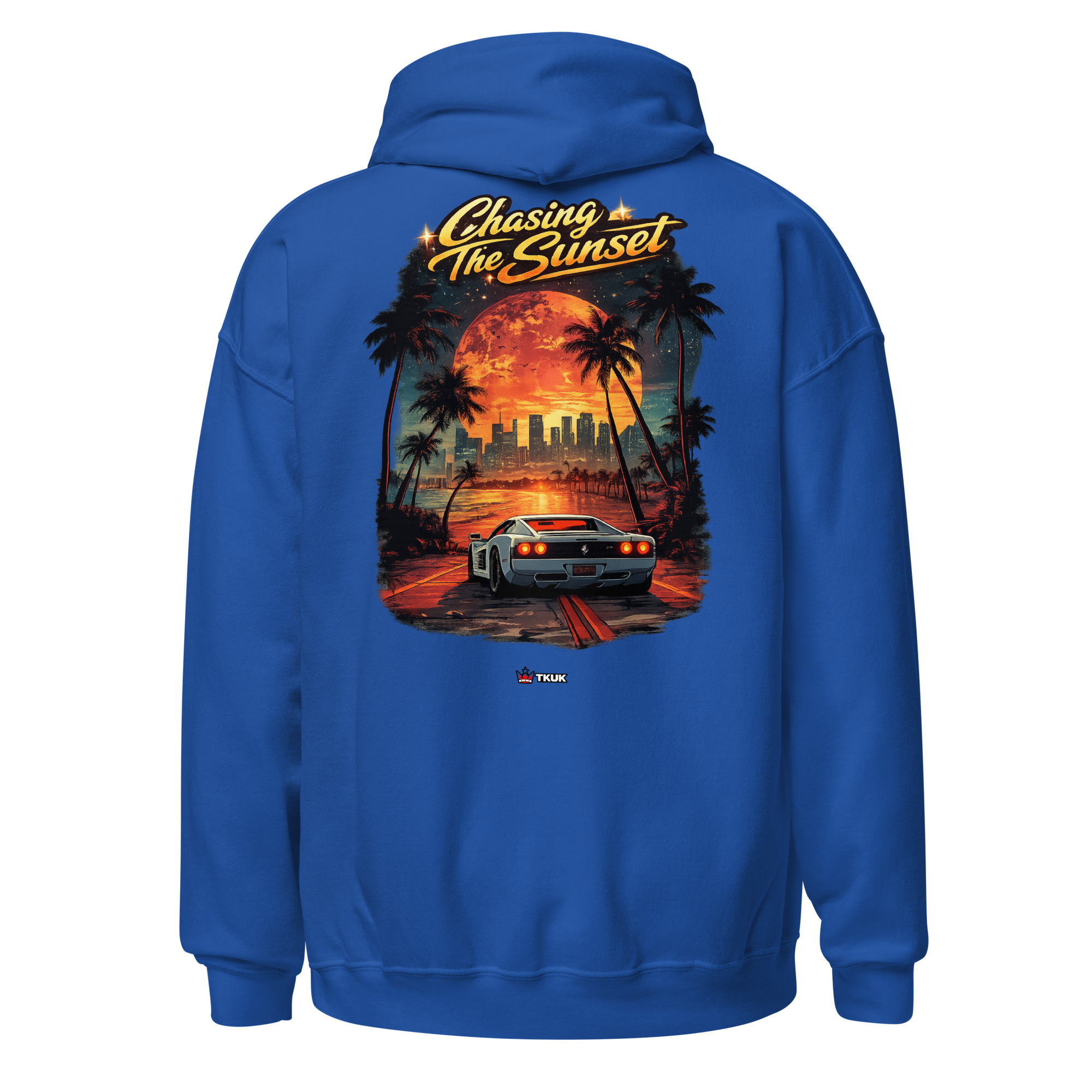 chasing the sunset miami car hoodie chasing the sunset miami car hoodie