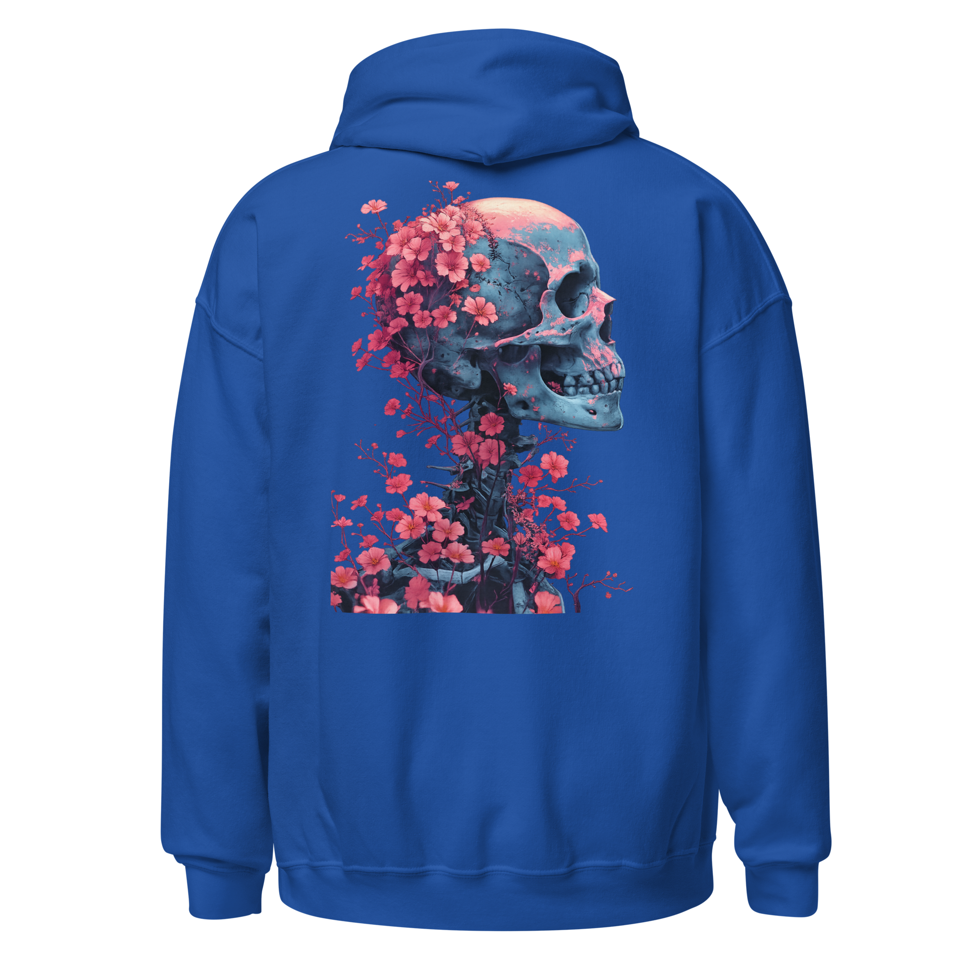 floral skull skeleton hoodie