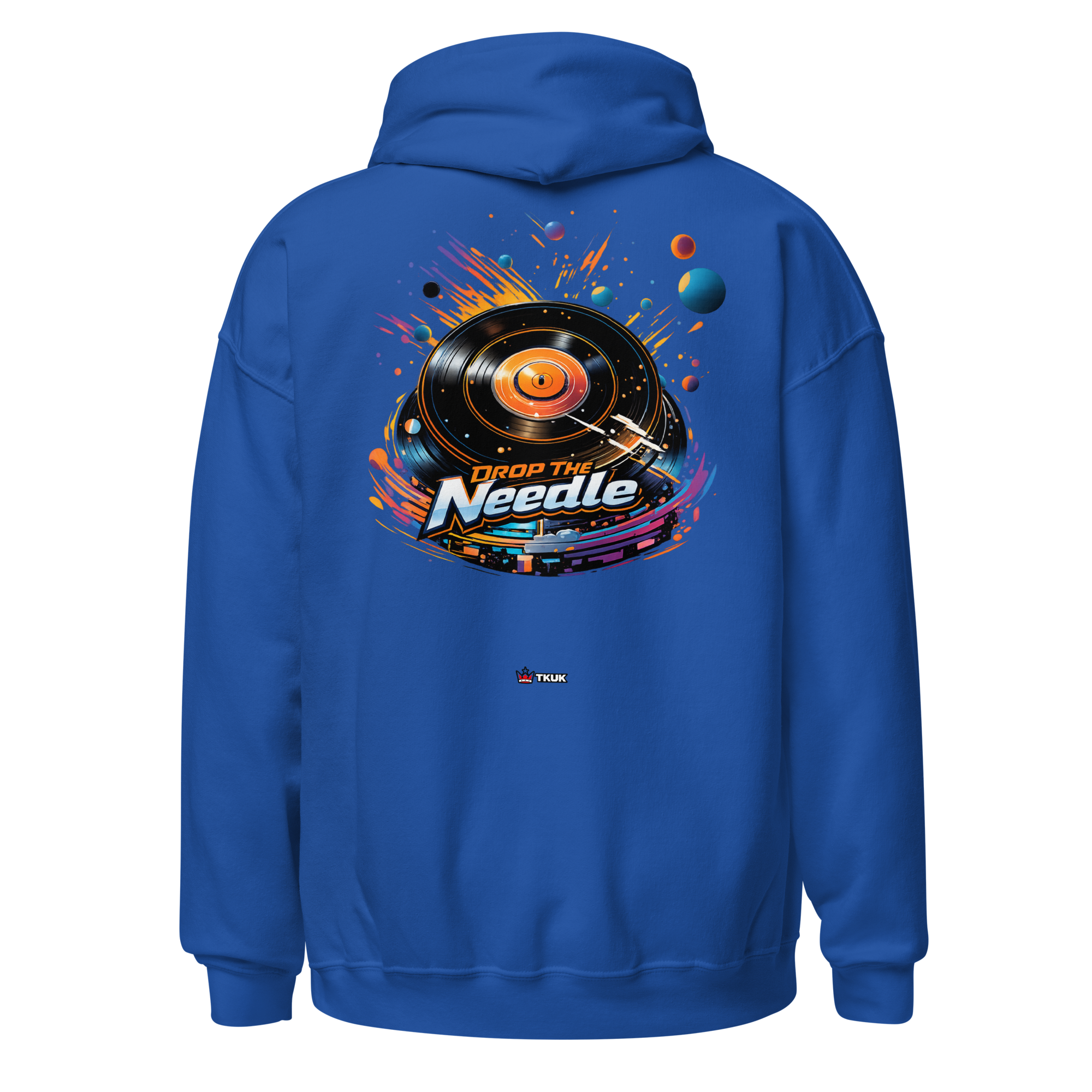 drop the needle vinyl record hoodie