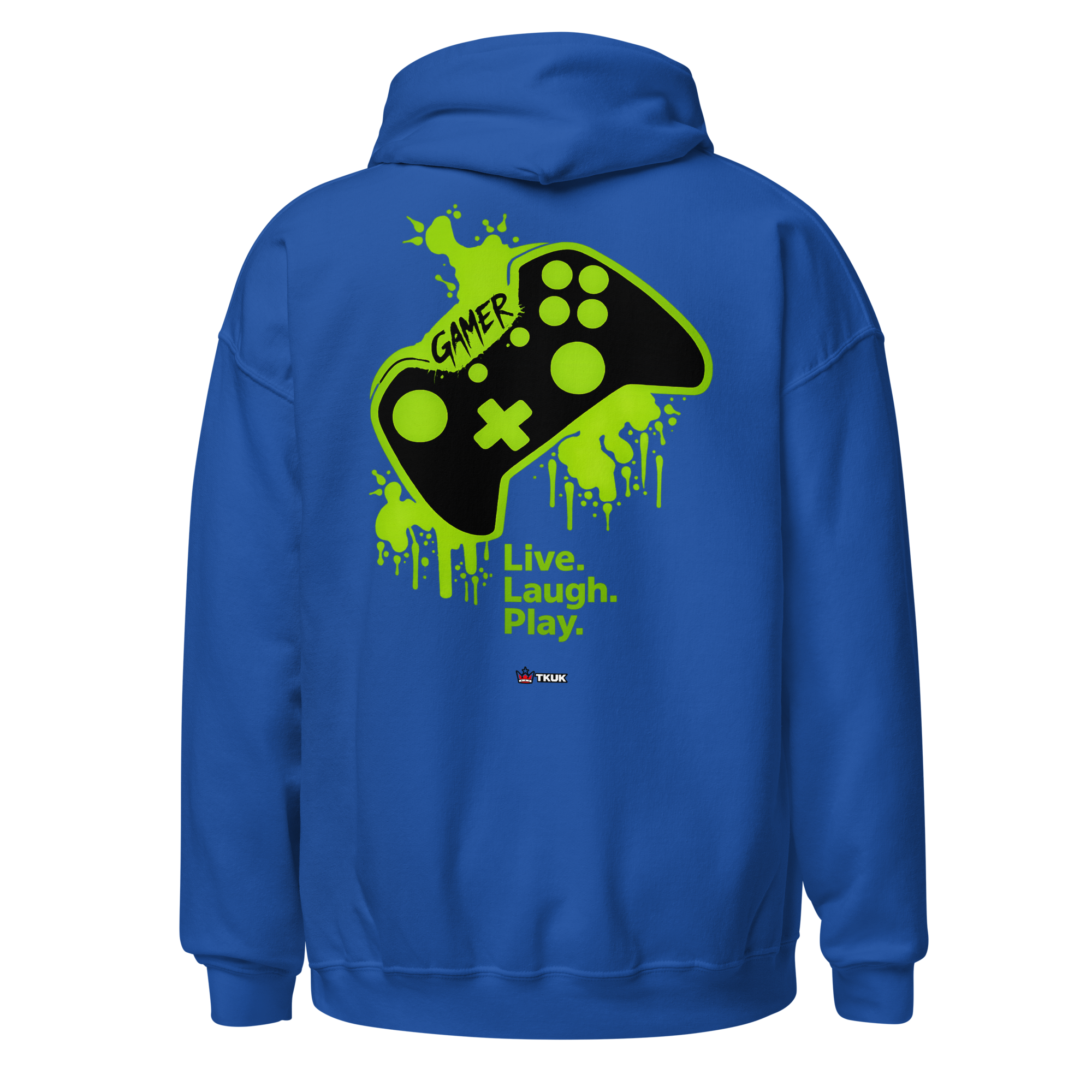 live laugh play gamer controller hoodie