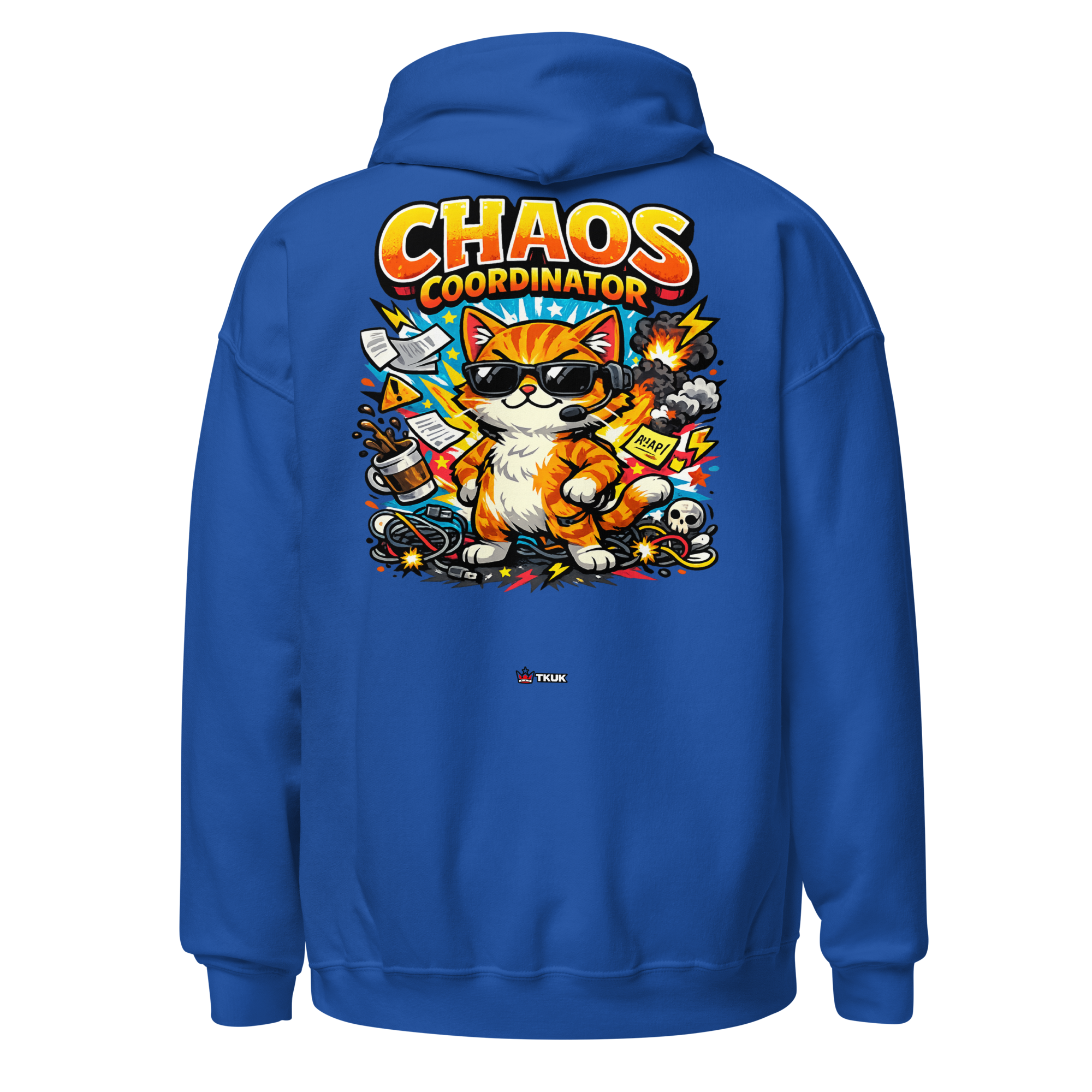 chaos coordinator cat hoodie