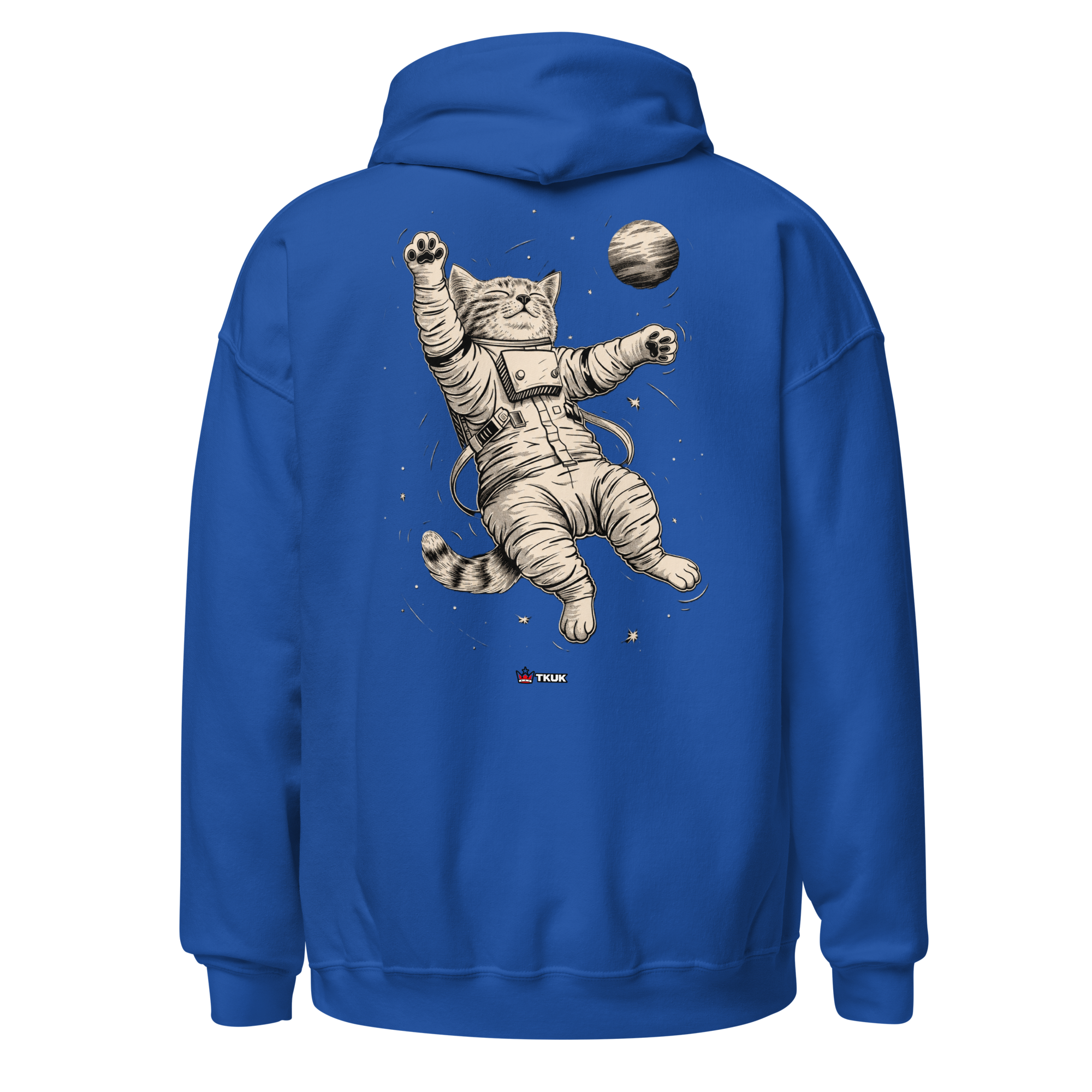 cat in space hoodie