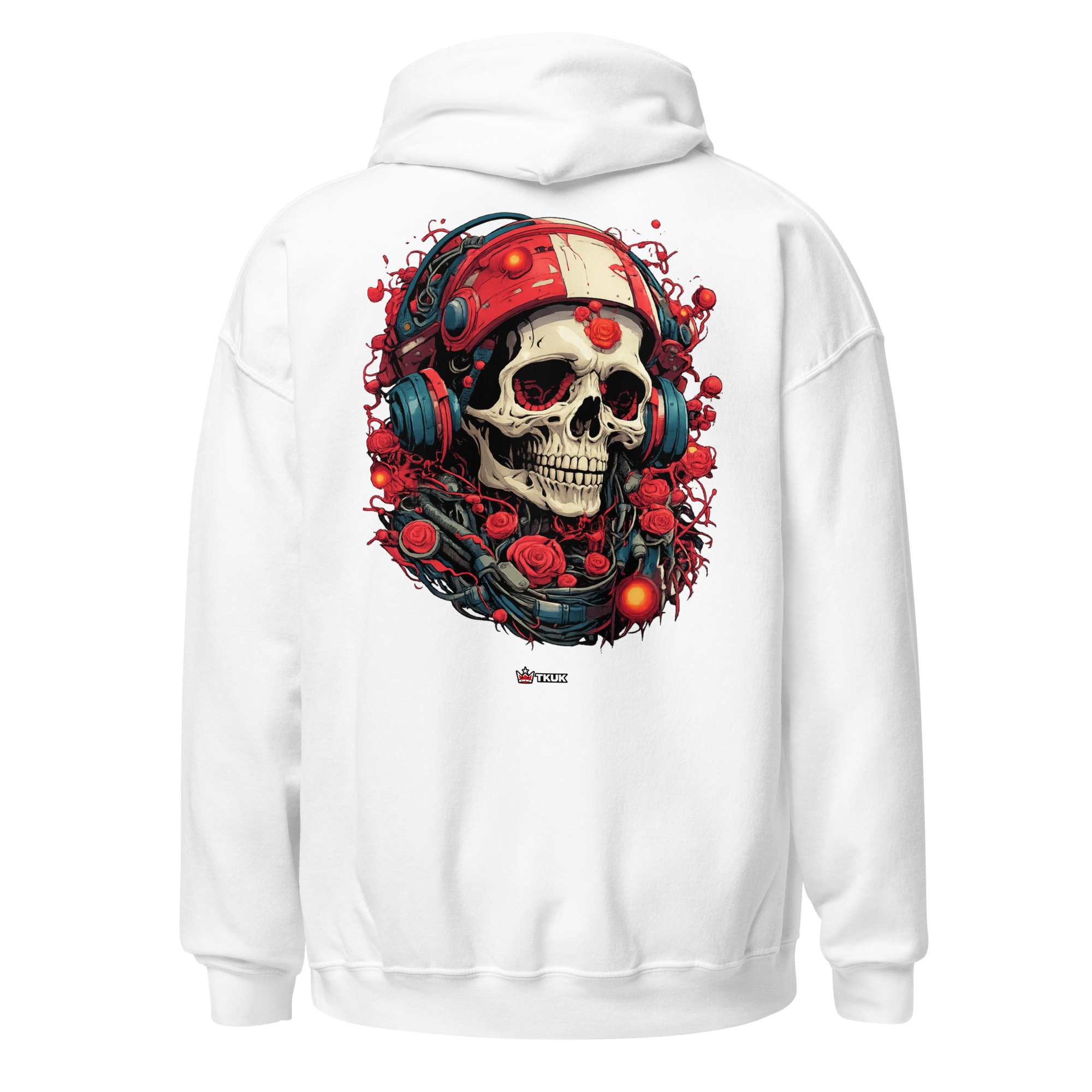 cyberpunk skull hoodie