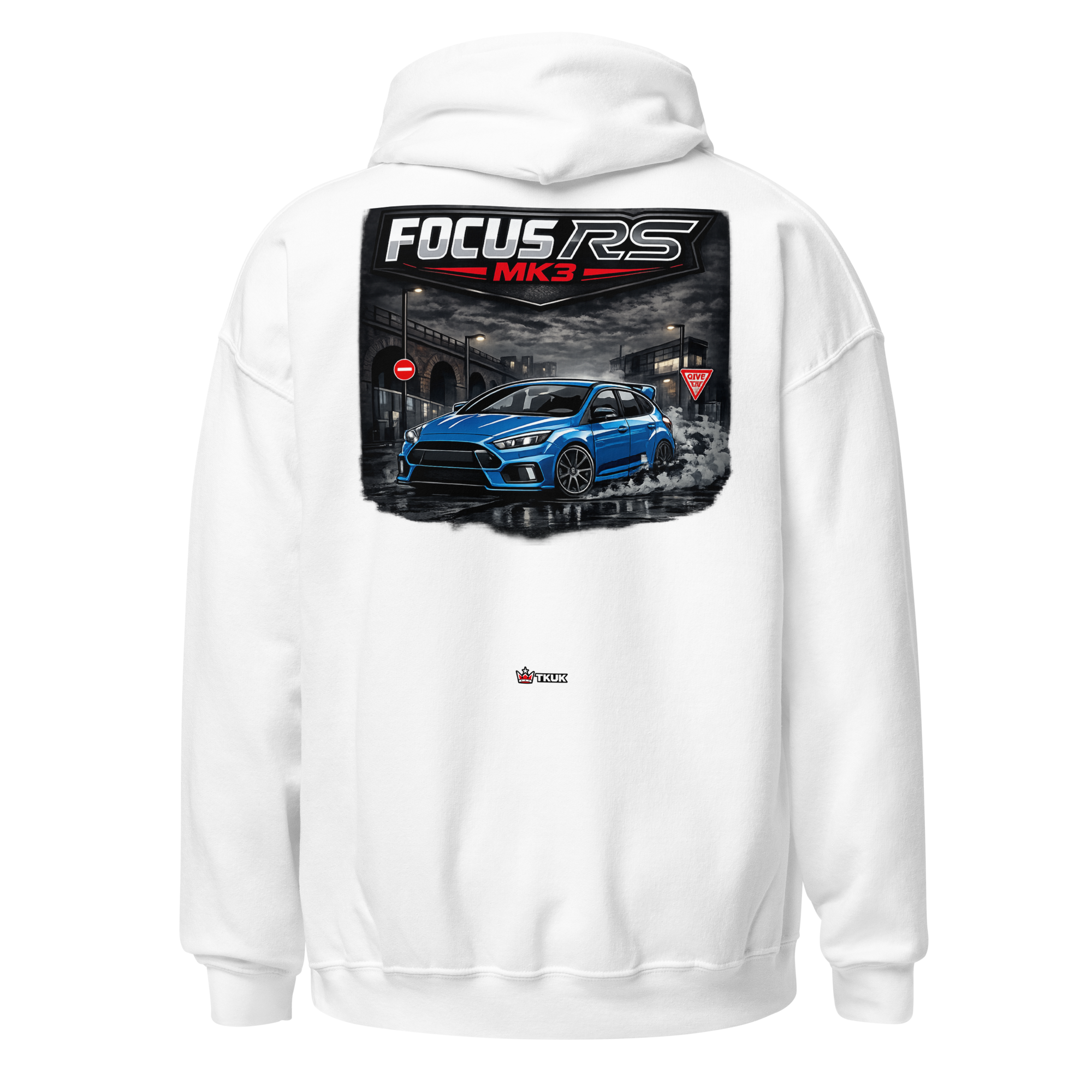 focus rs mk3 blue performance car hoodie focus rs mk3 blue performance car hoodie