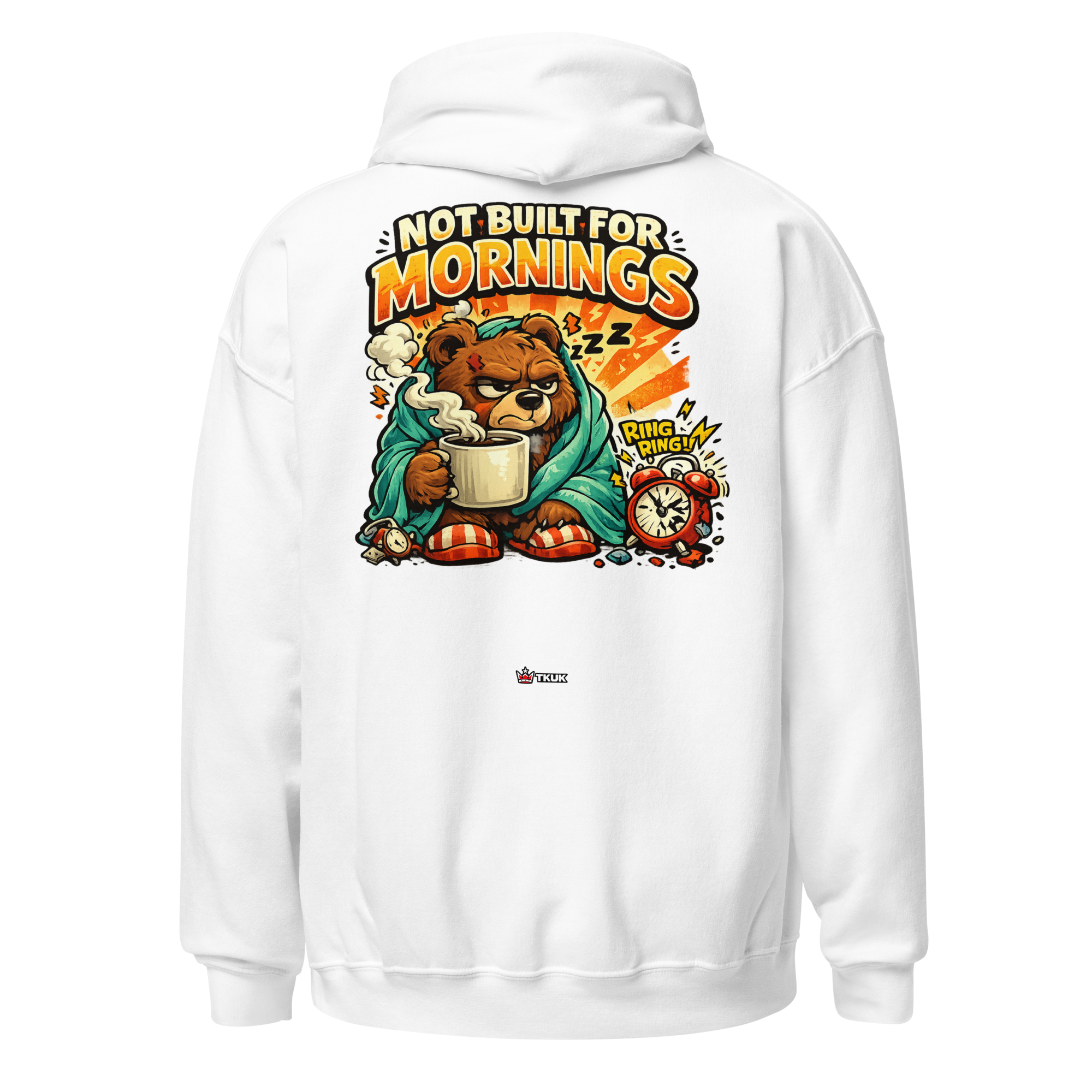 not built for mornings grumpy bear hoodie