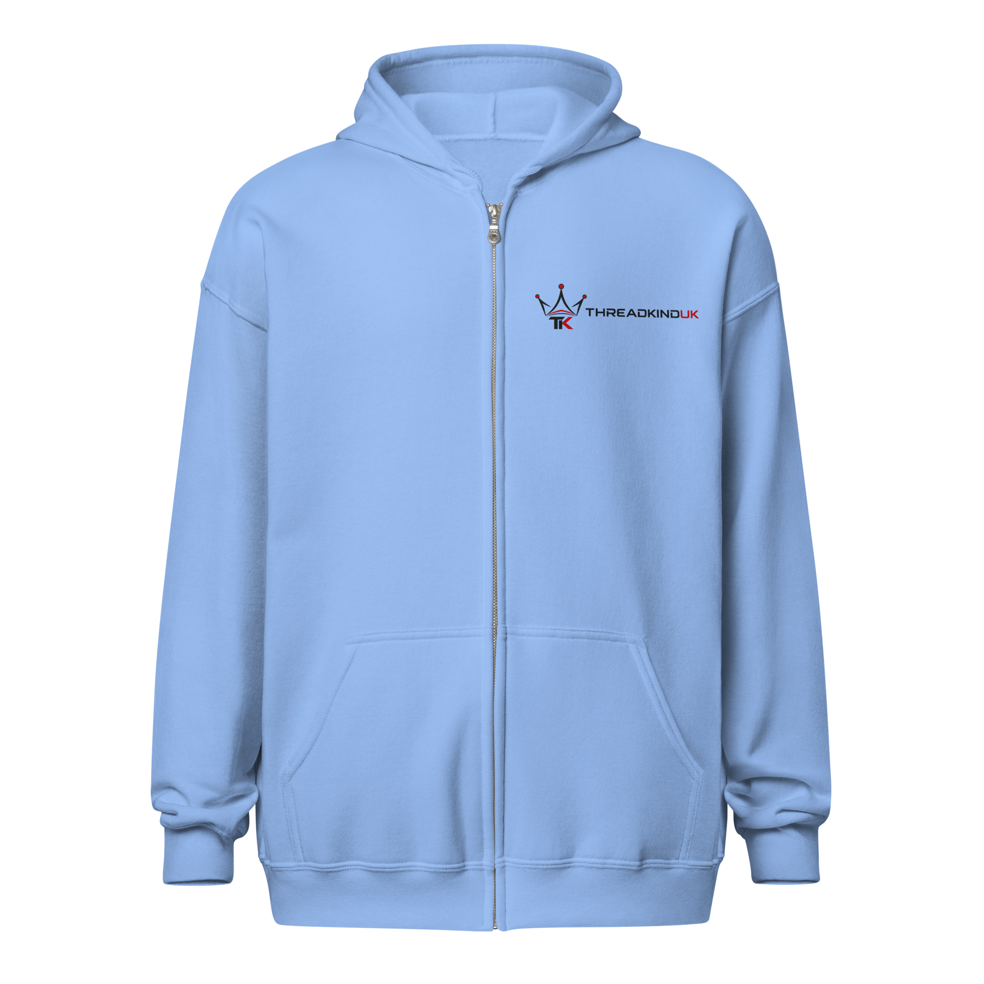 ThreadKindUK Essentials Light Zip Hoodie - Image 8