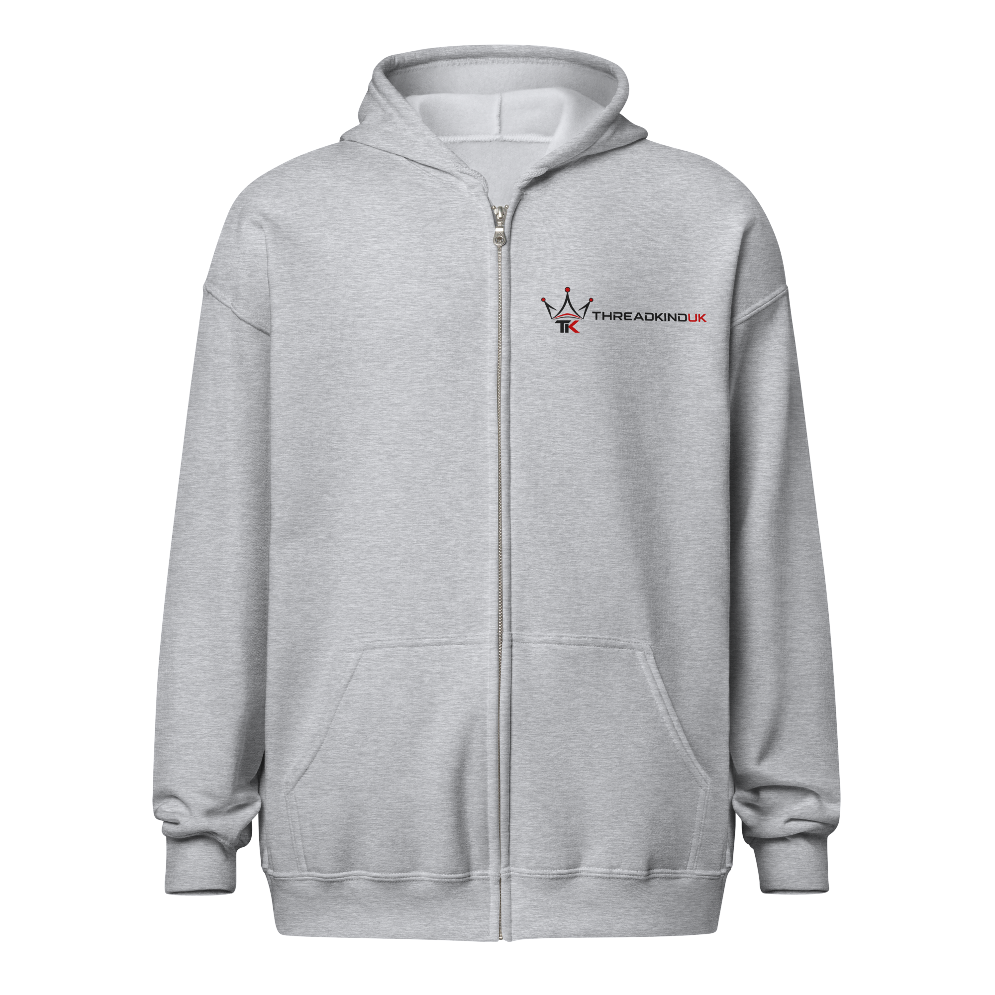 ThreadKindUK Essentials Light Zip Hoodie - Image 7