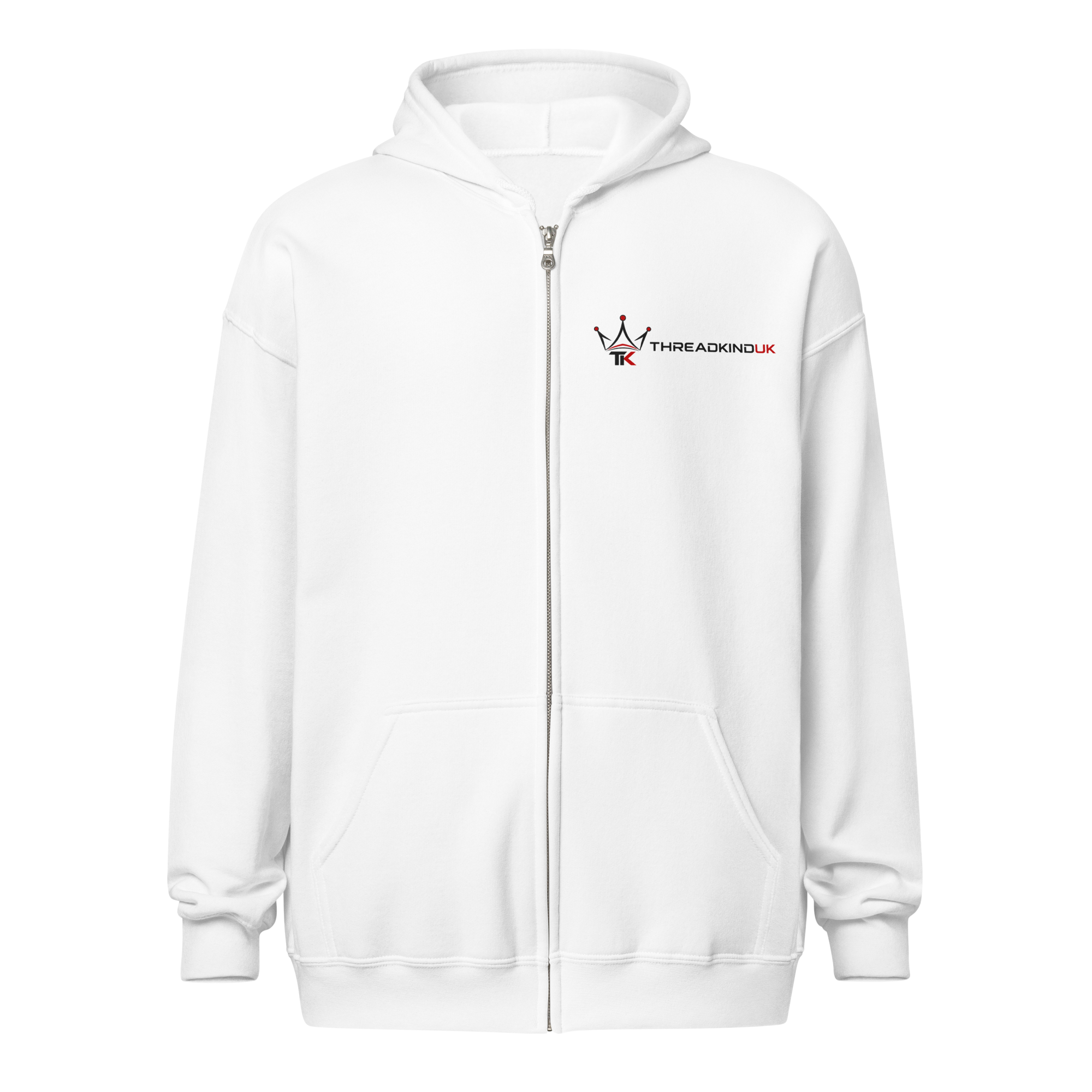 ThreadKindUK Essentials Light Zip Hoodie - Image 6